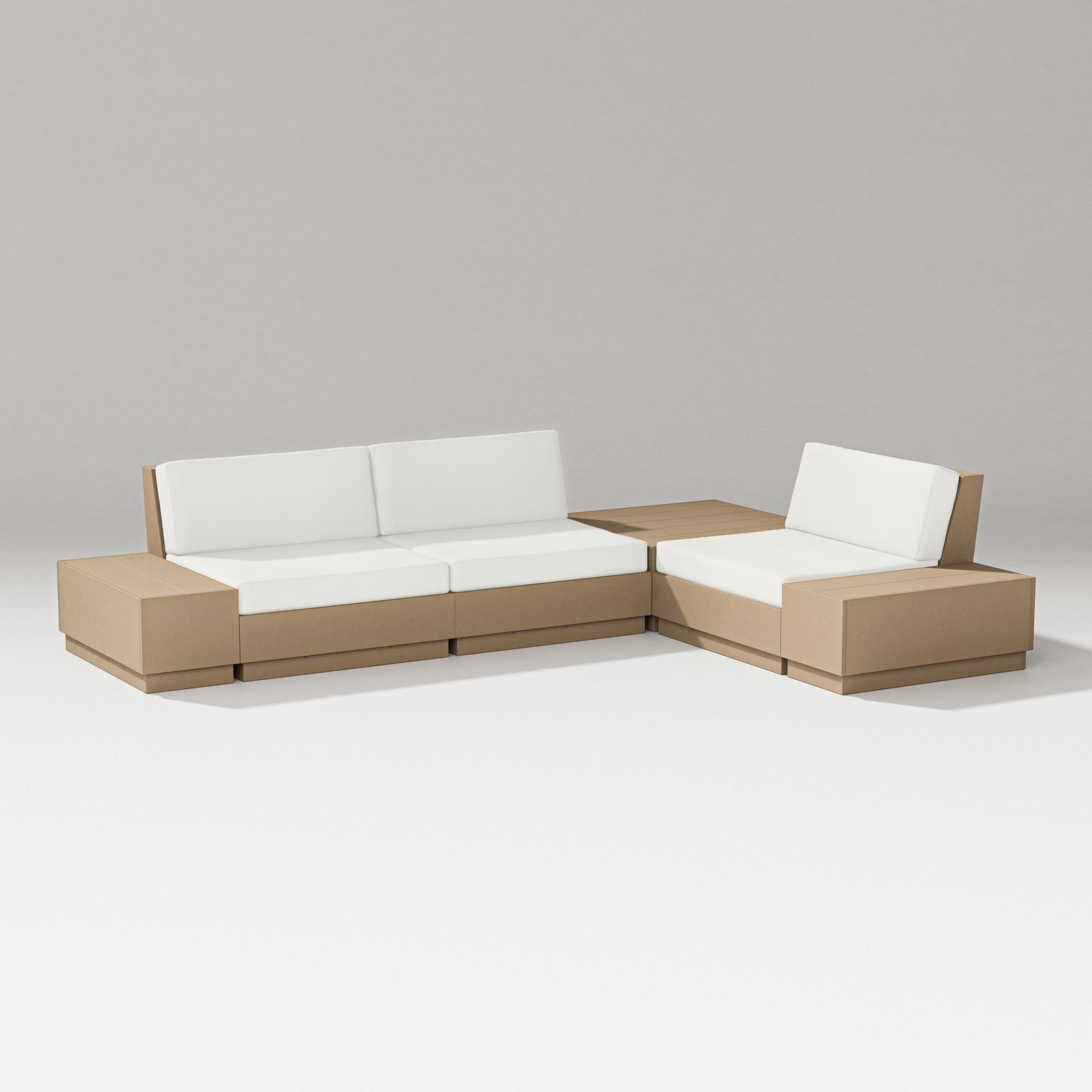 Elevate 6-Piece Corner Sectional in Vintage Sahara / Natural Linen