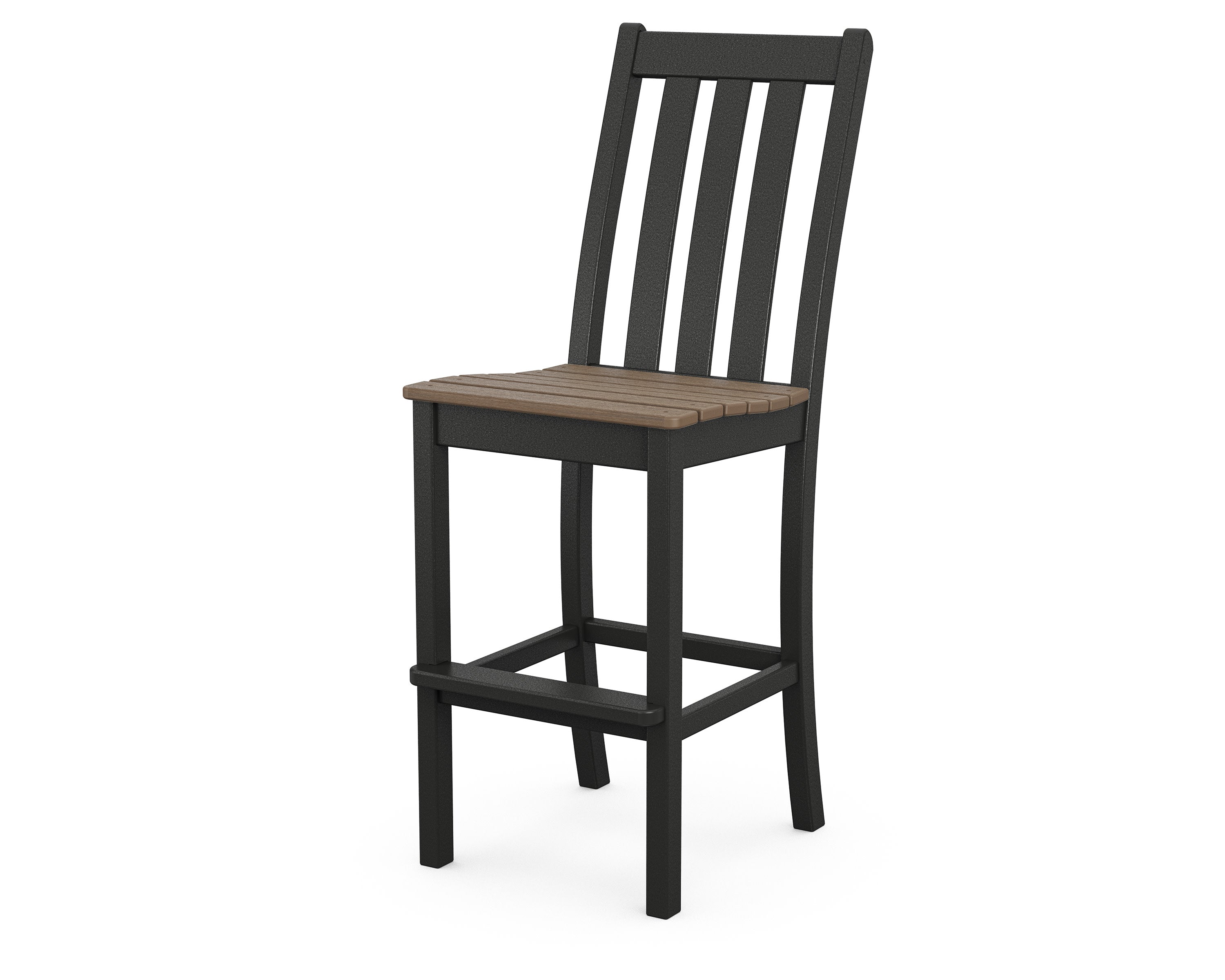 Vineyard Bar Side Chair in Black / Kona
