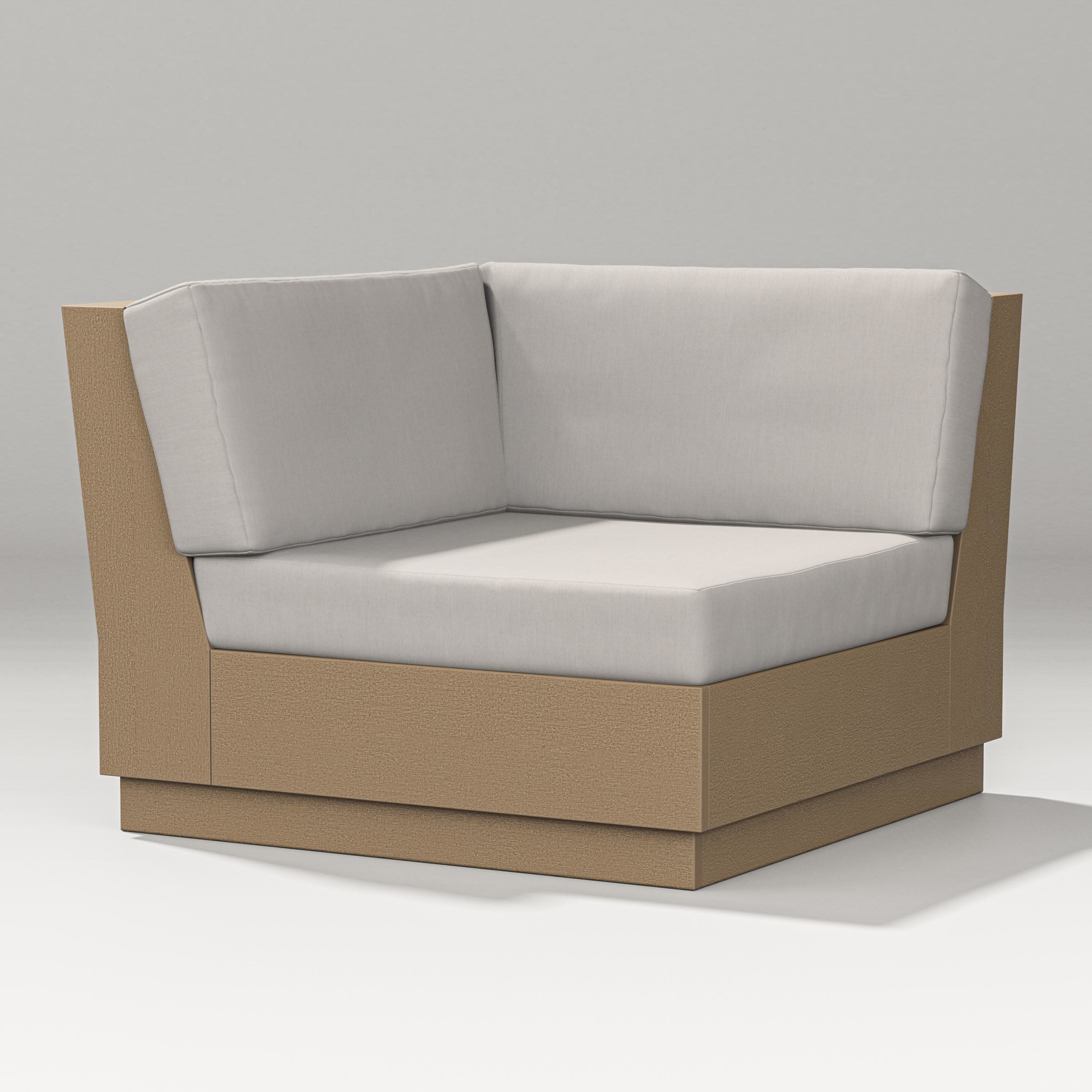 Elevate Modular Corner Chair in Vintage Sahara / Cast Ash