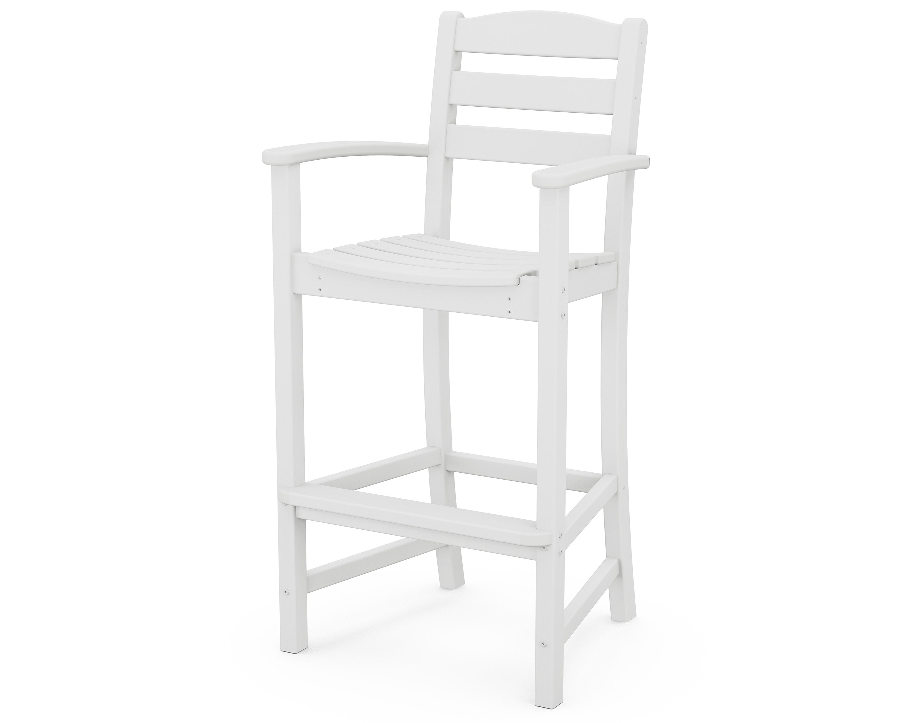 La Casa Caf Bar Arm Chair in White