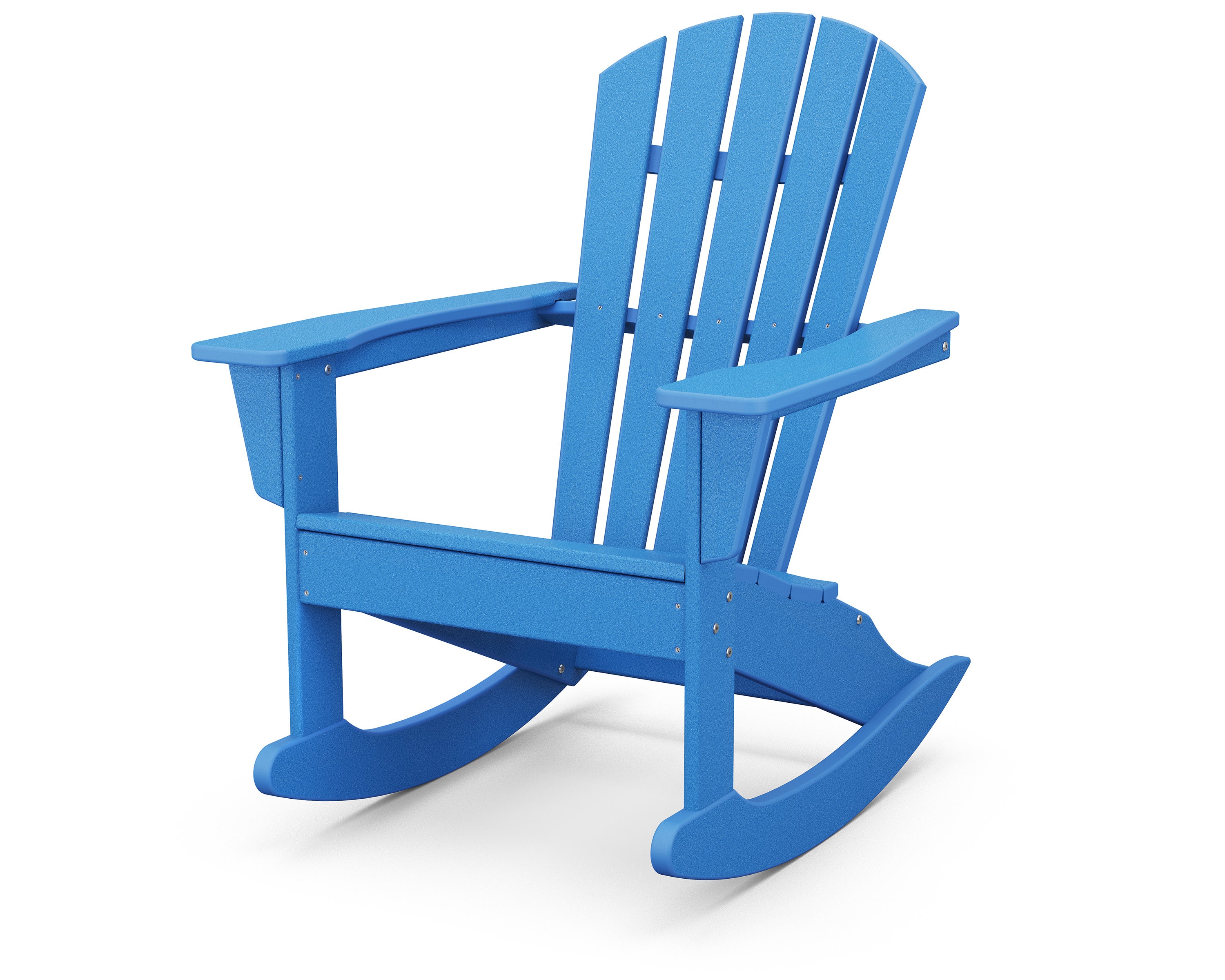 Palm Coast Adirondack Rocking Chair in Pacific Blue