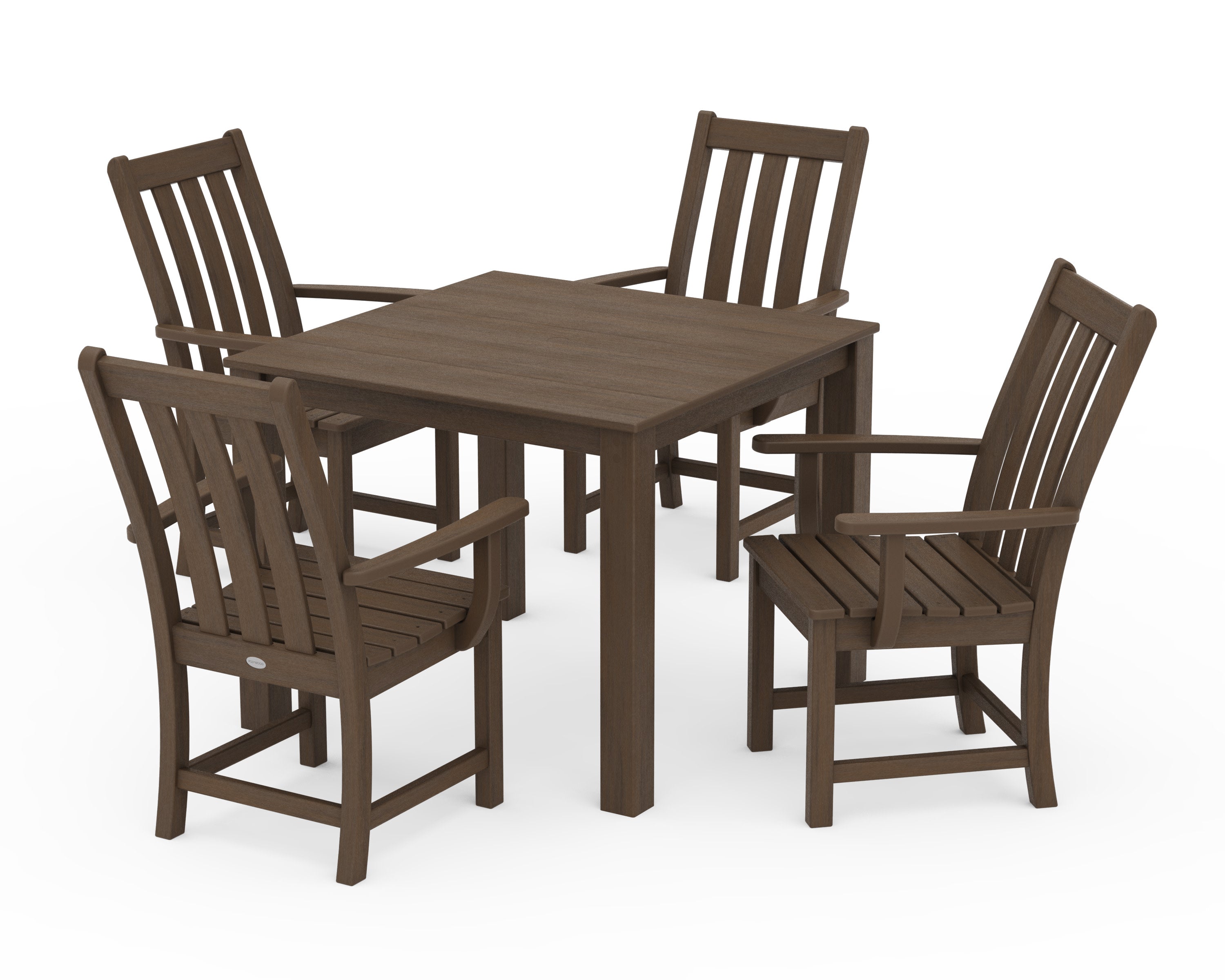 Vineyard 5-Piece Parsons Dining Set in Kona