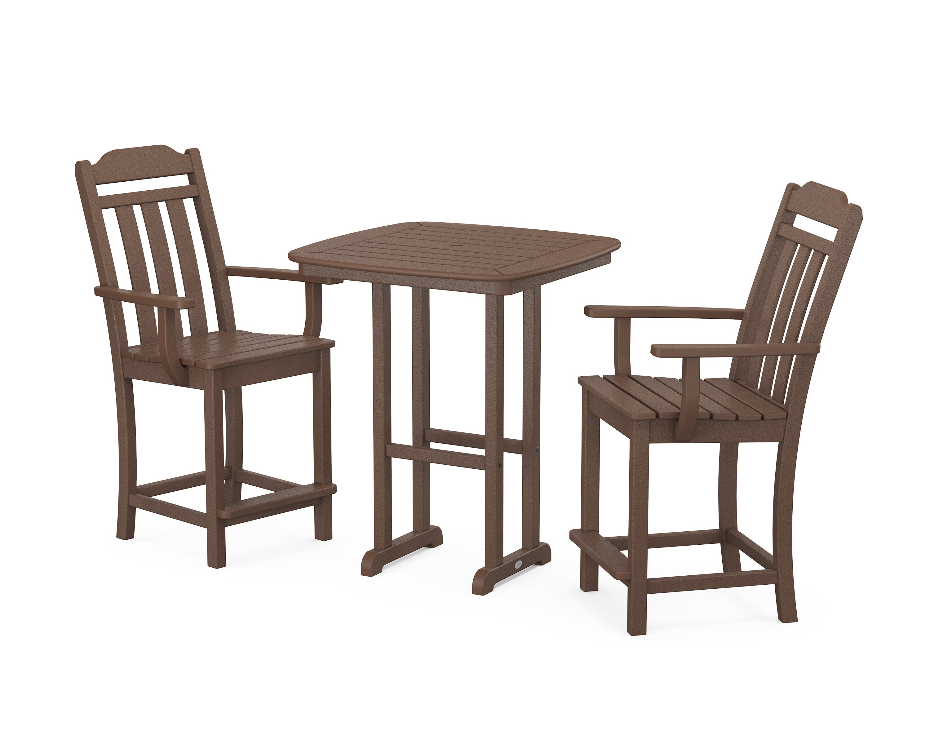 Cottage 3-Piece Counter Set in Mahogany