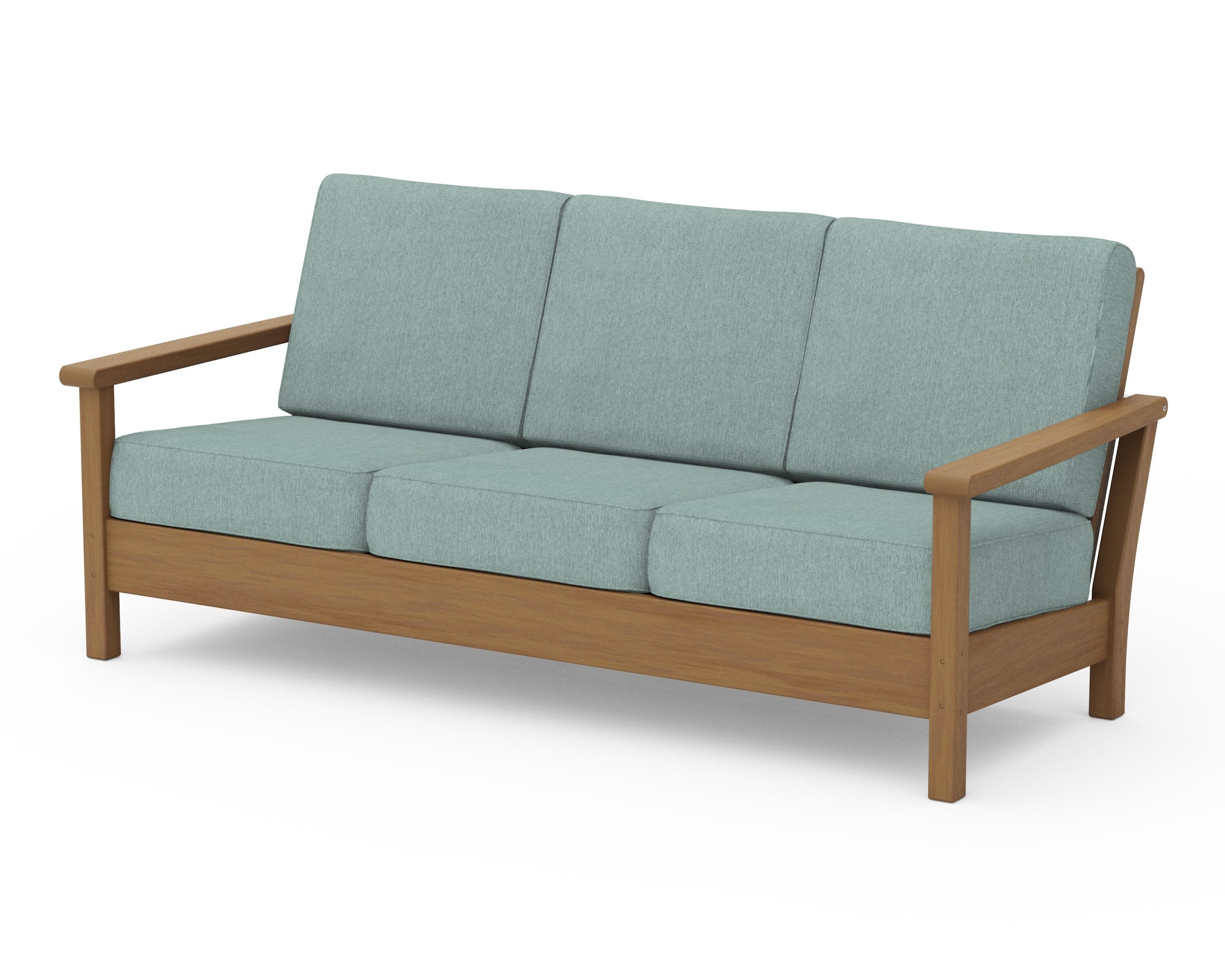 Harbour Deep Seating Sofa in Natural / Glacier Spa