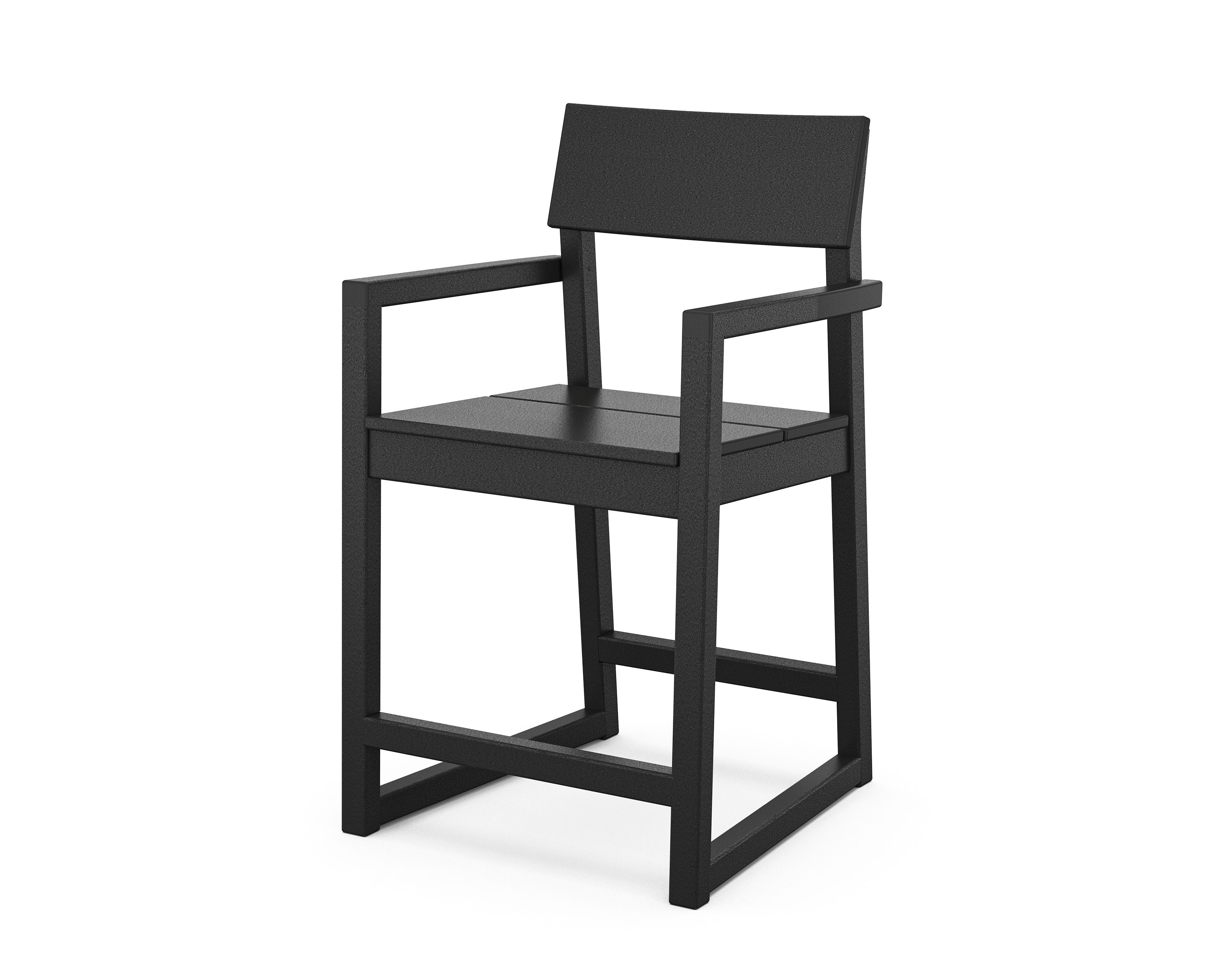 EDGE Counter Arm Chair in Black