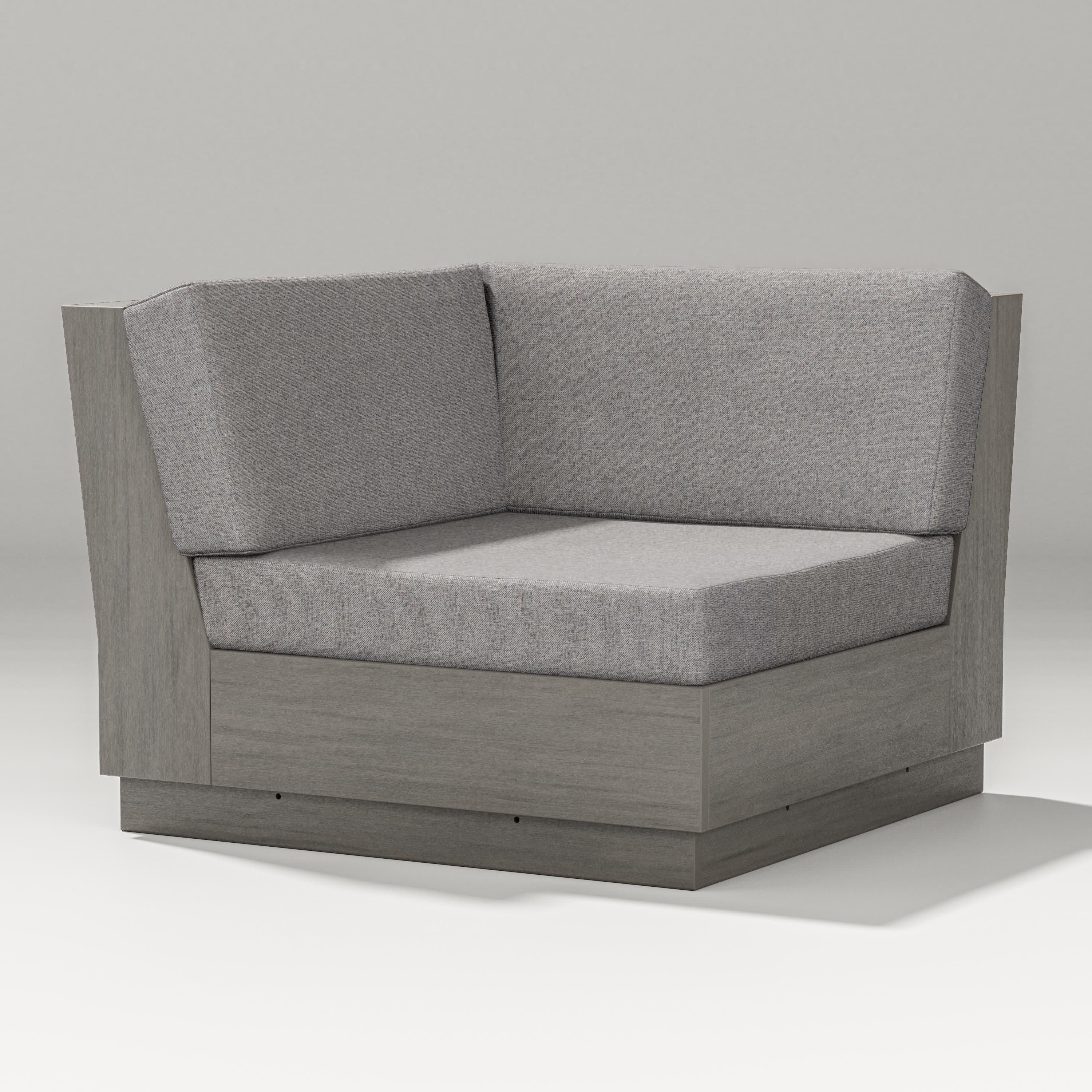 Elevate Modular Corner Chair in Driftwood / Grey Mist