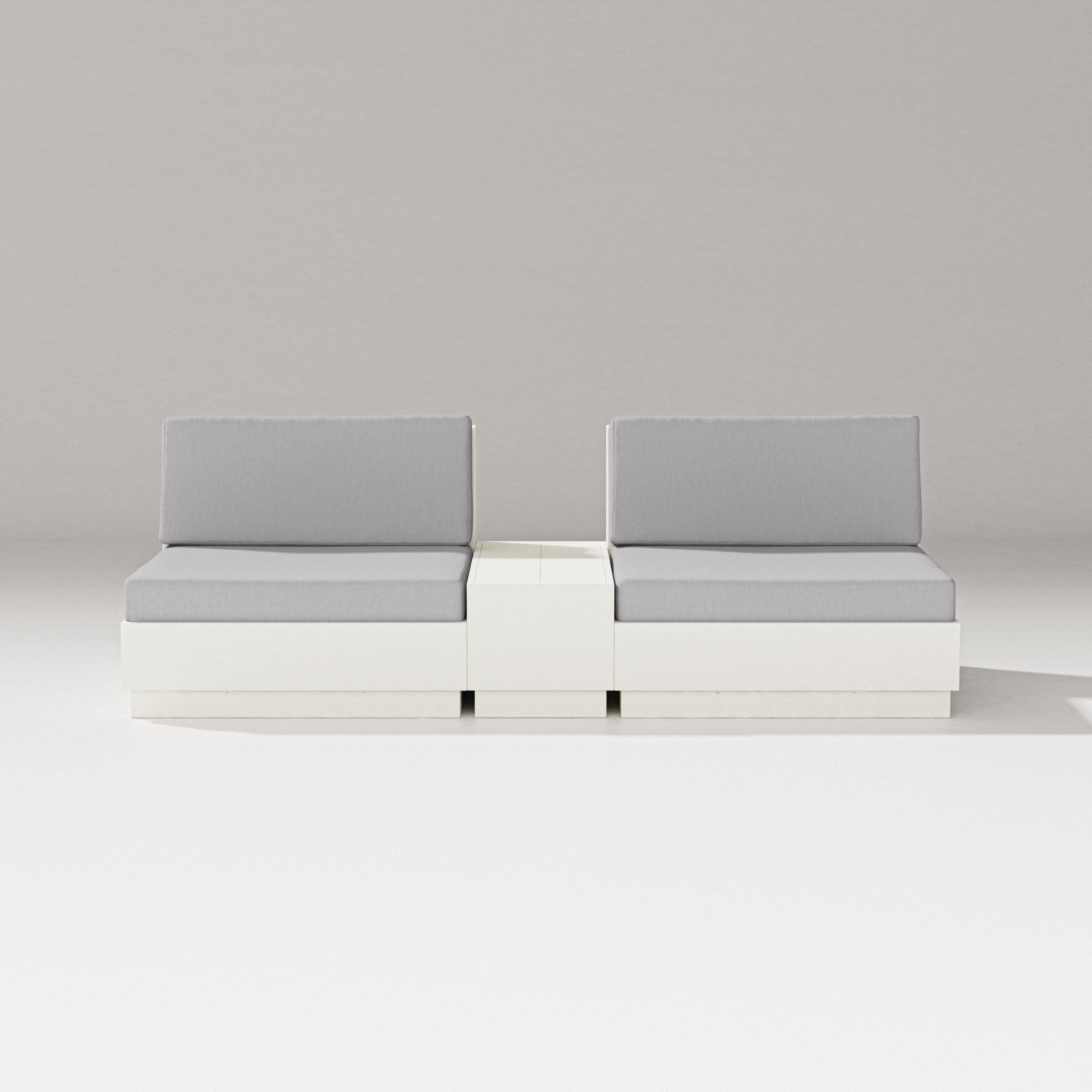 Elevate Lounge Chair Set in Vintage White / Granite