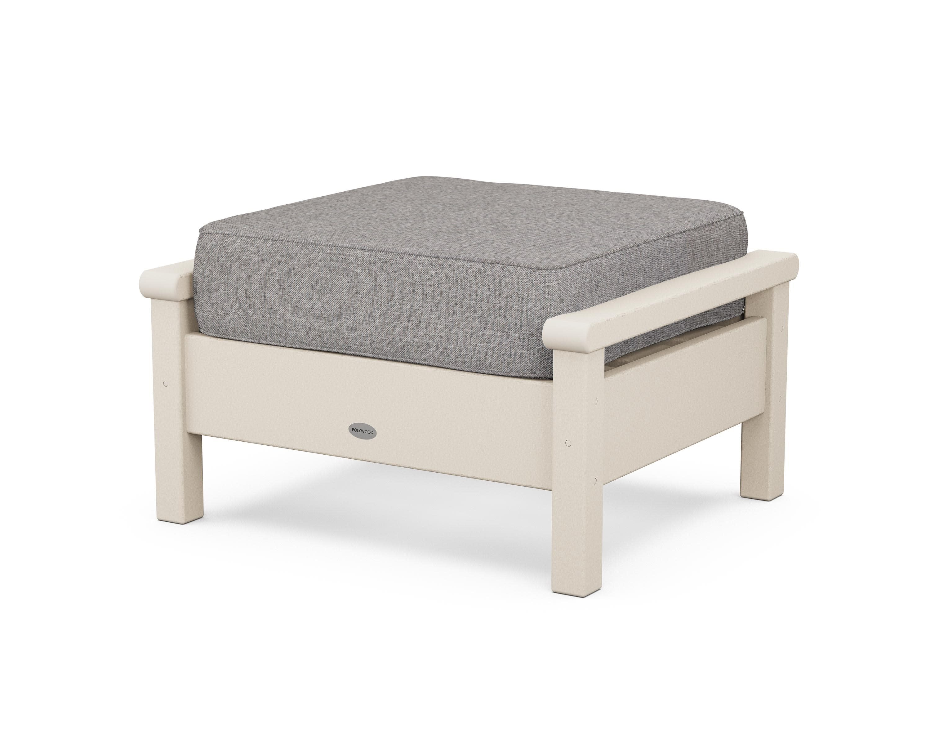 Harbour Deep Seating Ottoman in Sand / Grey Mist