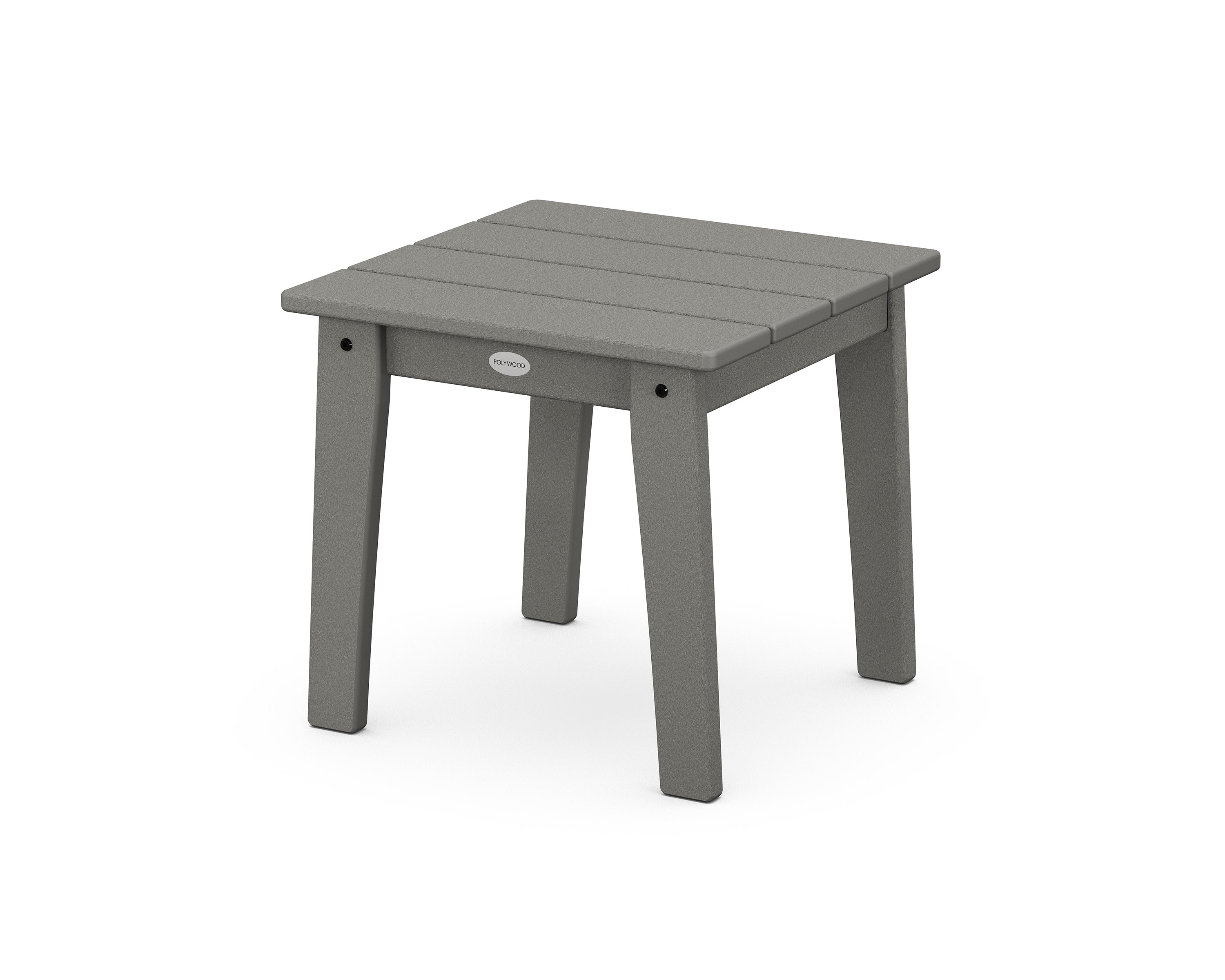 Lakeside End Table in Slate Grey