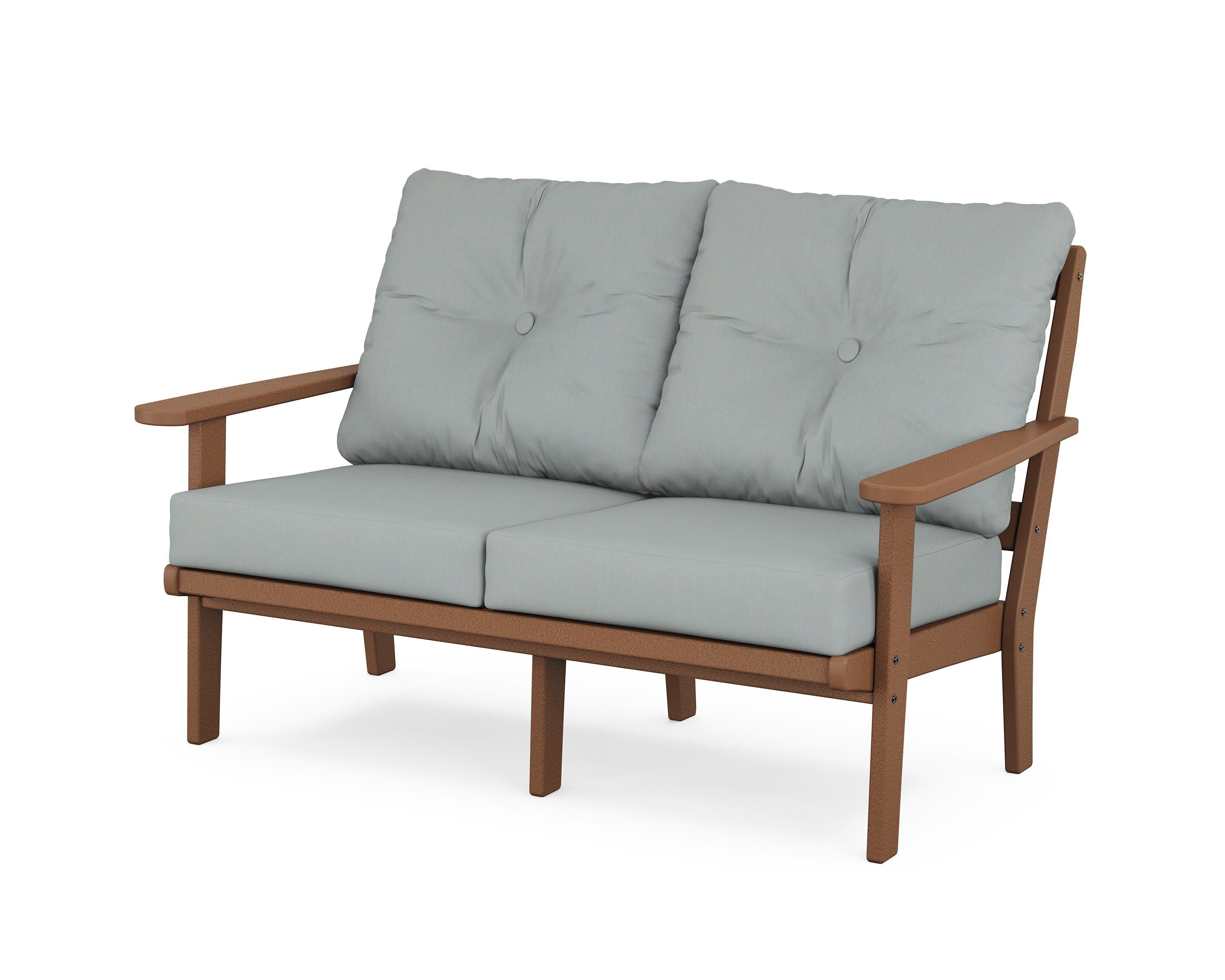 Mission Deep SeatingLoveseat in Teak / Spa