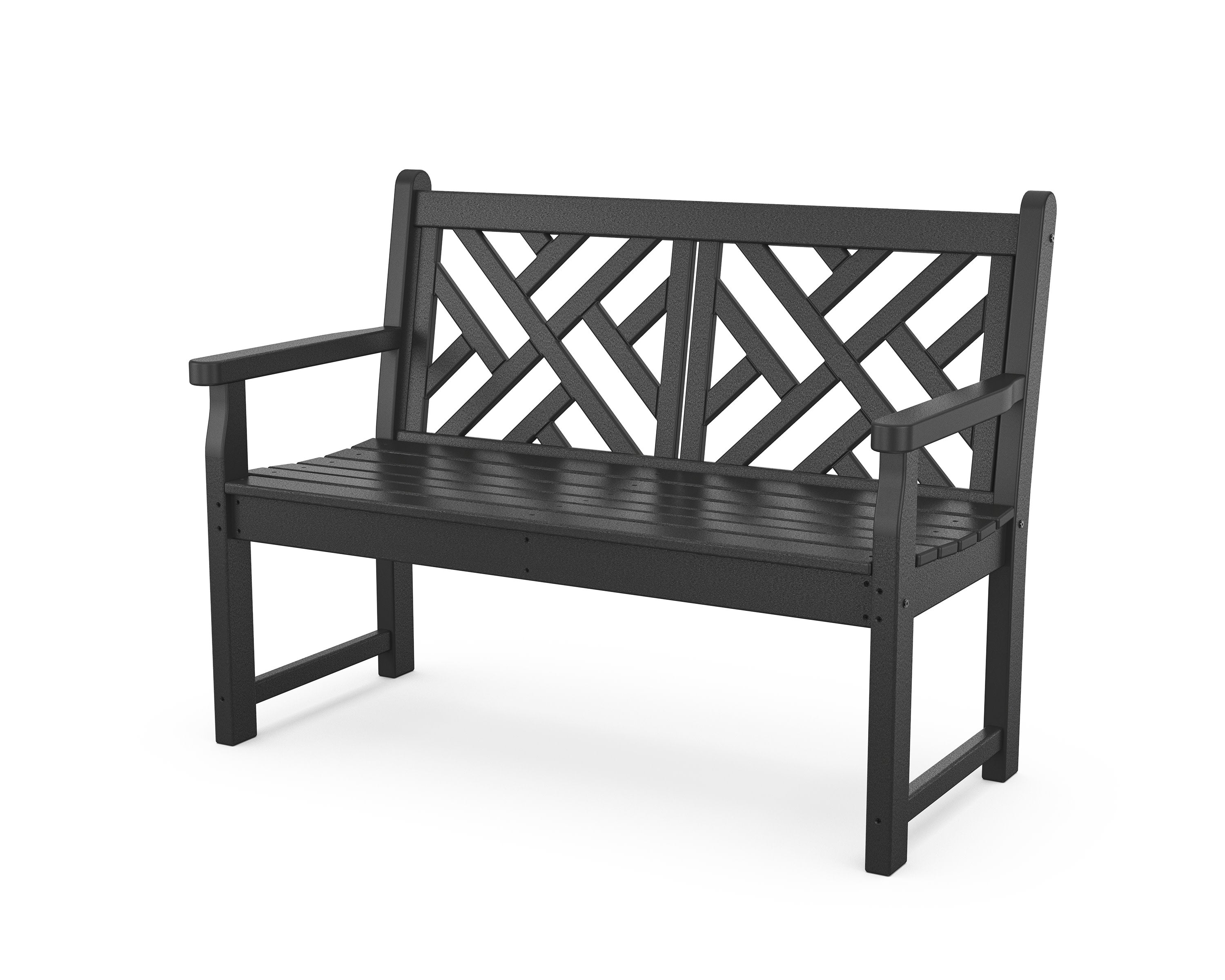 Chippendale 48" Bench in Black