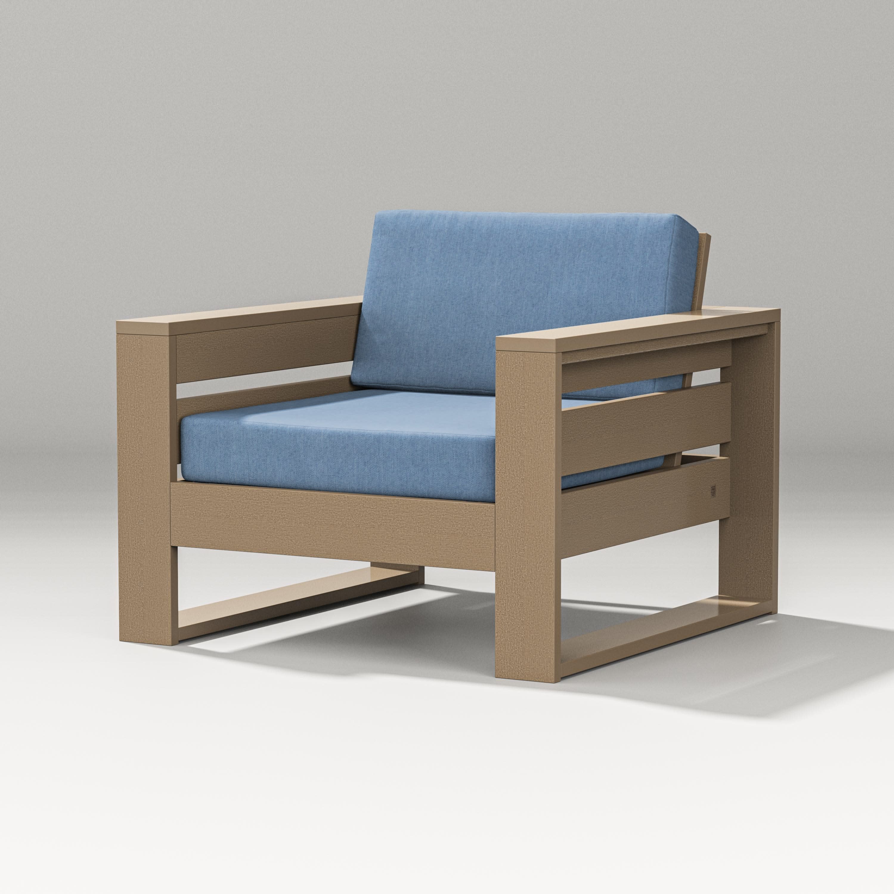 Latitude Lounge Chair in Vintage Sahara / Sky Blue