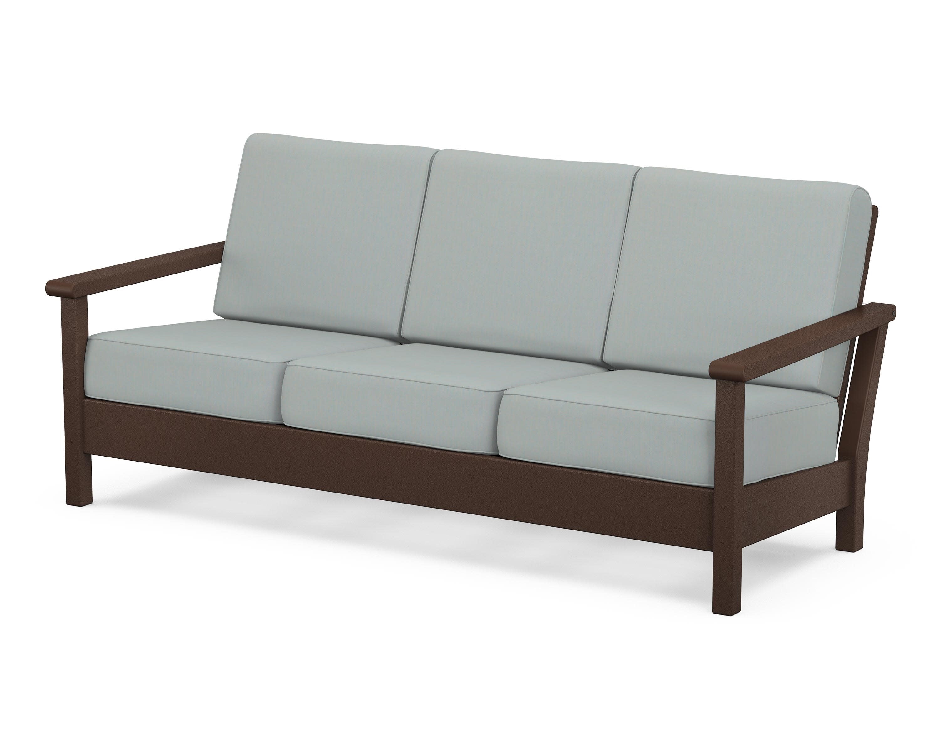 Harbour Deep Seating Sofa in Mahogany / Spa