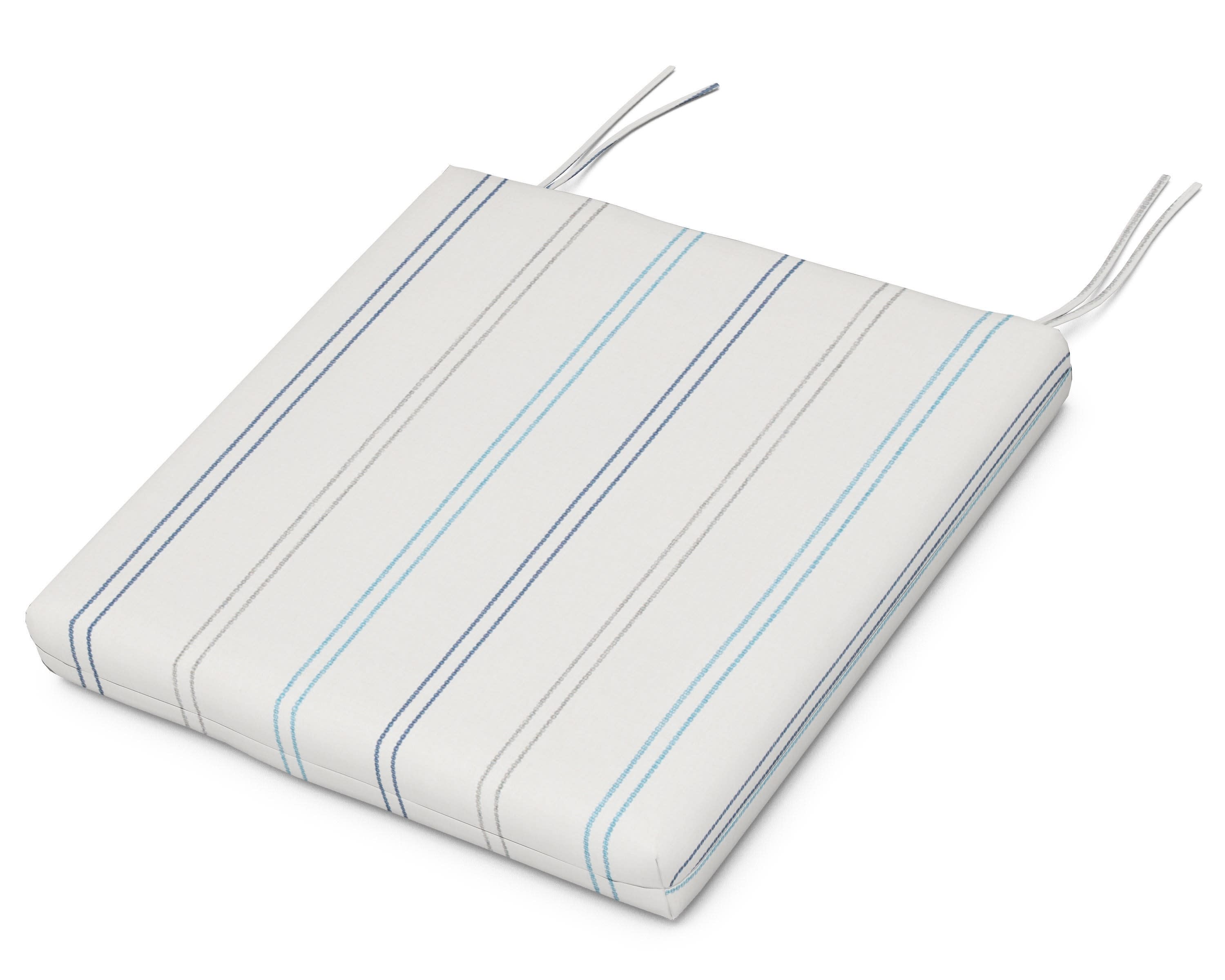 Classic Oversized Adirondack Seat Pad 17.5"D x 22.25"W x 2.5"H in Marine High Tide