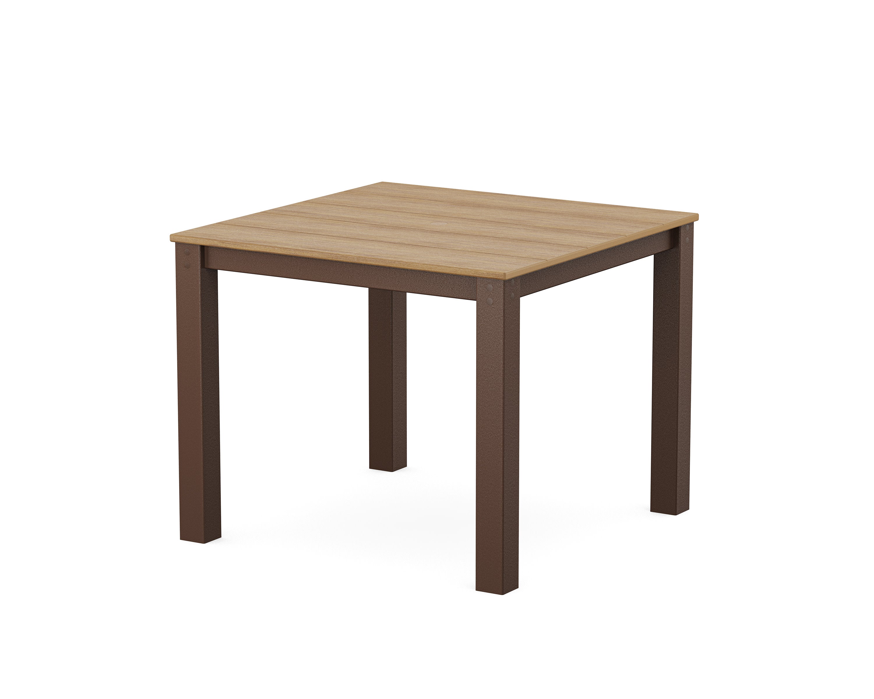 Parsons 38" X 38" Dining Table in Mahogany / Natural