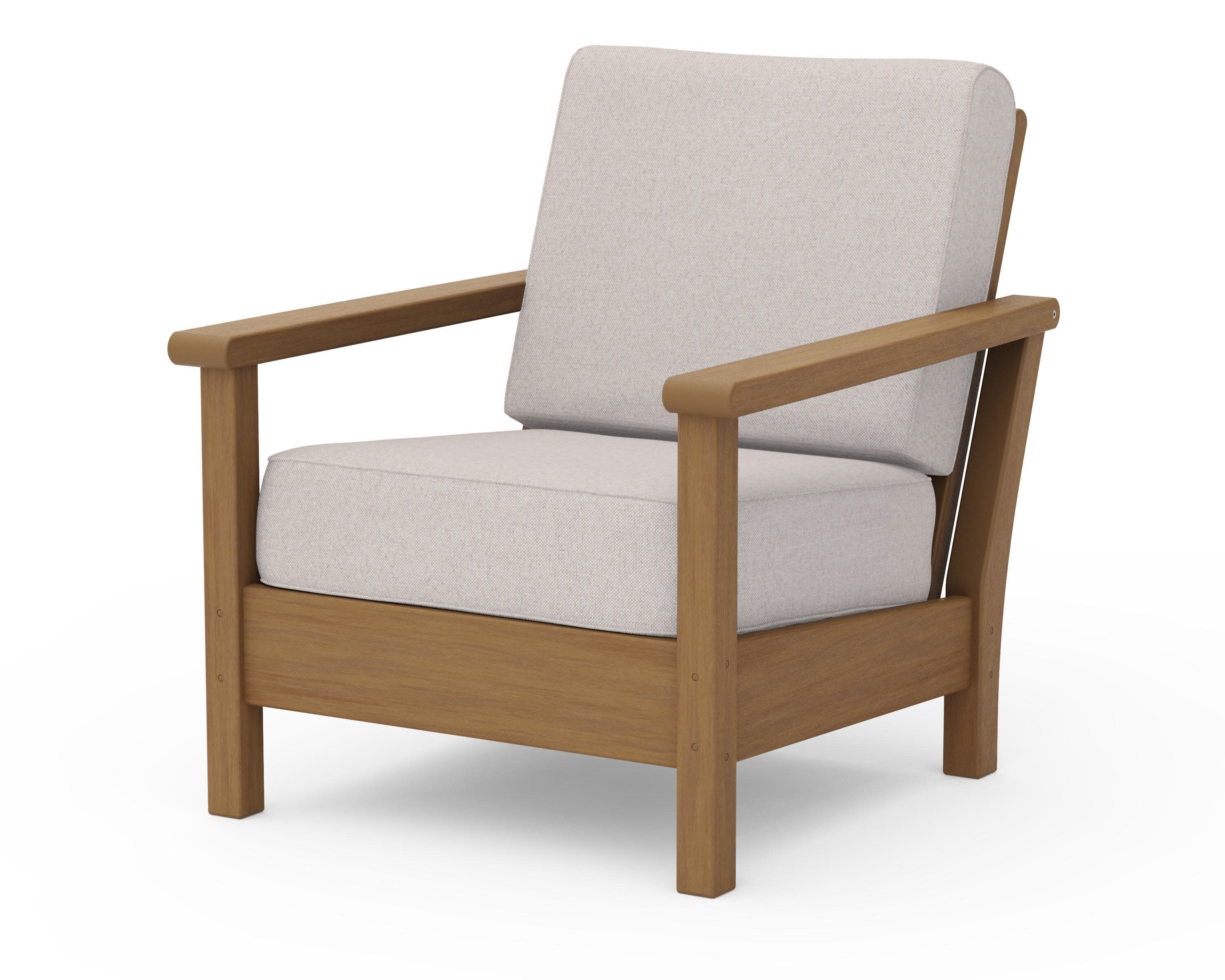 Harbour Deep Seating Chair in Natural / Dune Burlap