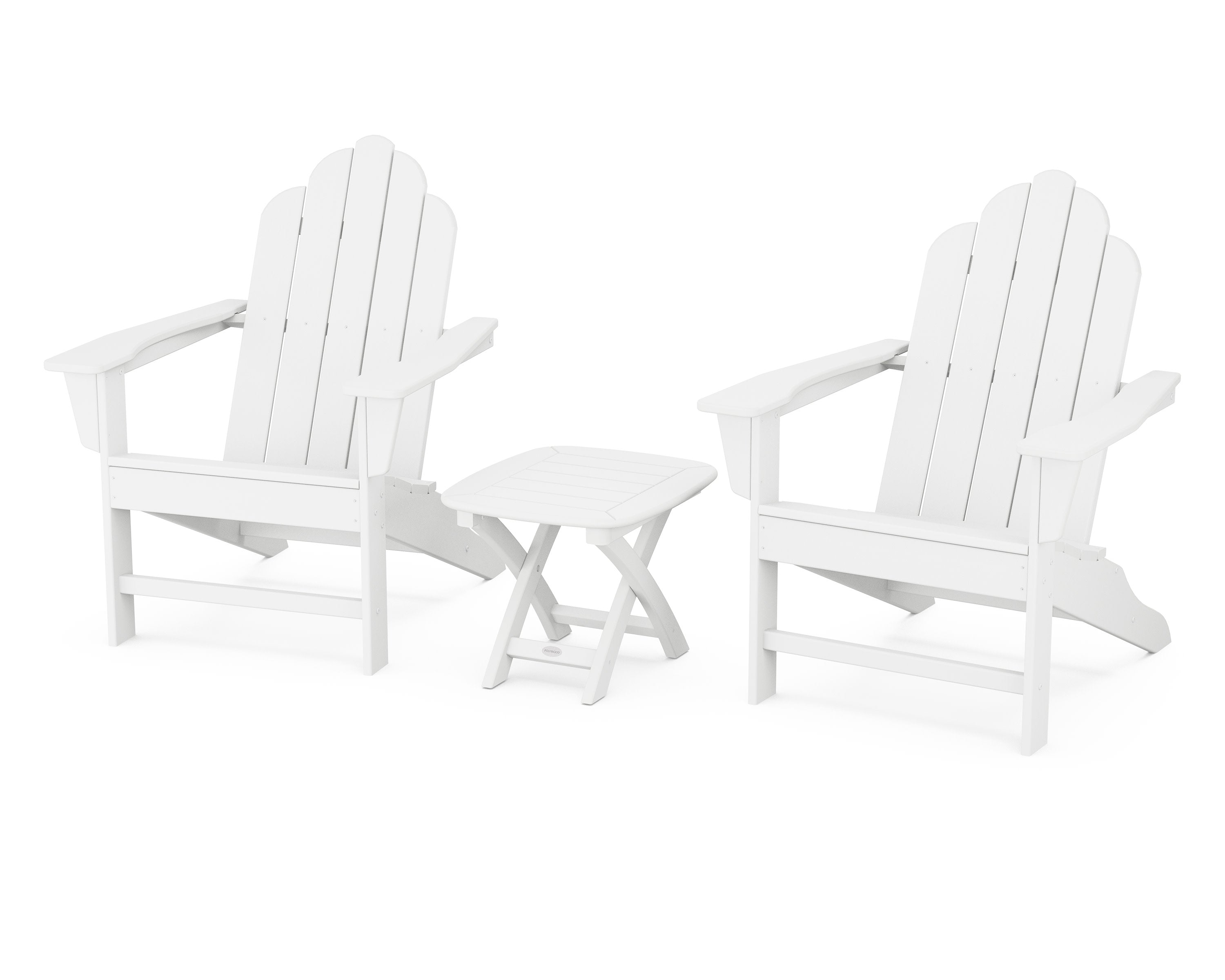 Long Island Adirondack 3-Piece Set in White