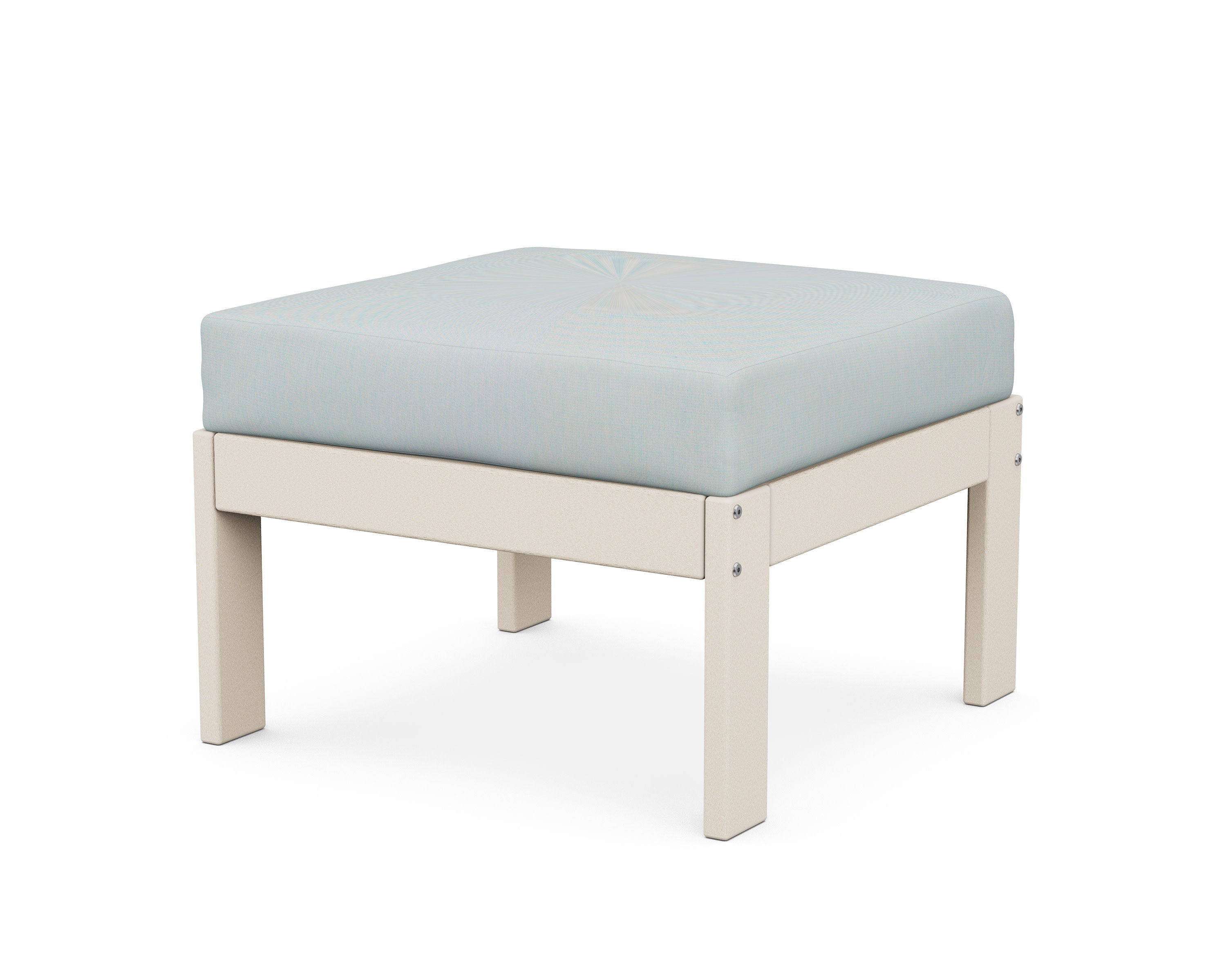 Vineyard Modular Ottoman in Sand / Spa