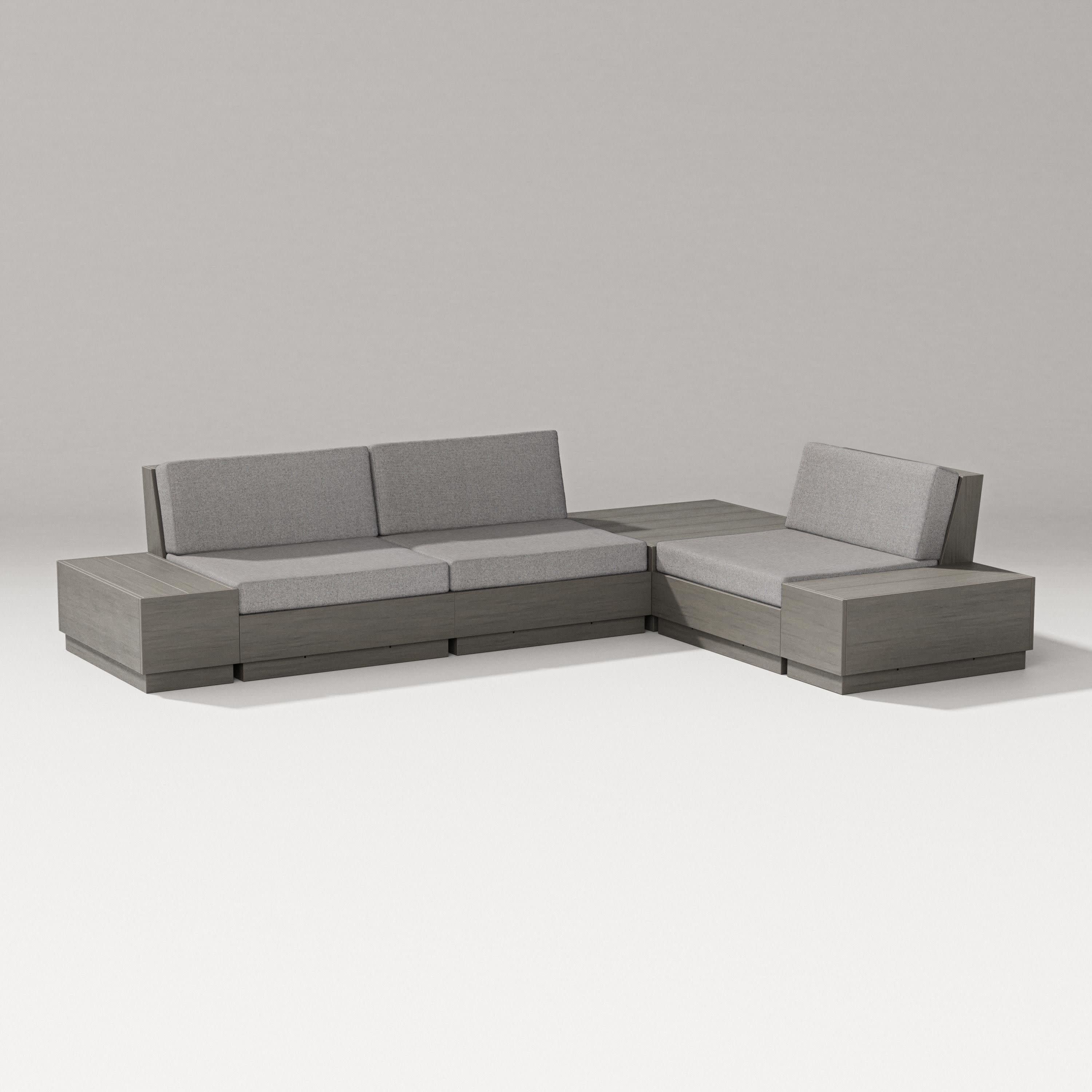 Elevate 6-Piece Corner Sectional in Driftwood / Grey Mist