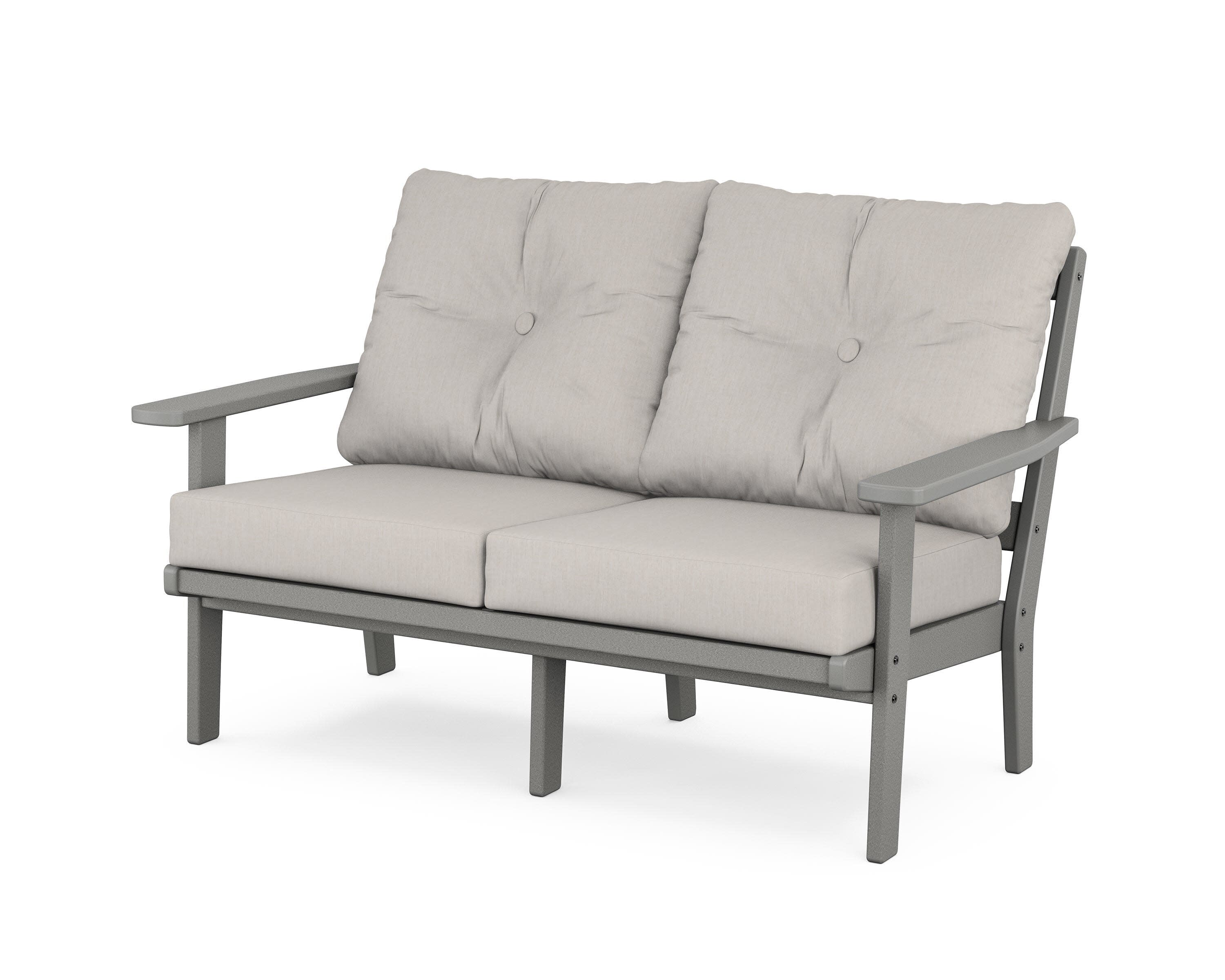 Oxford Deep SeatingLoveseat in Slate Grey / Cast Ash