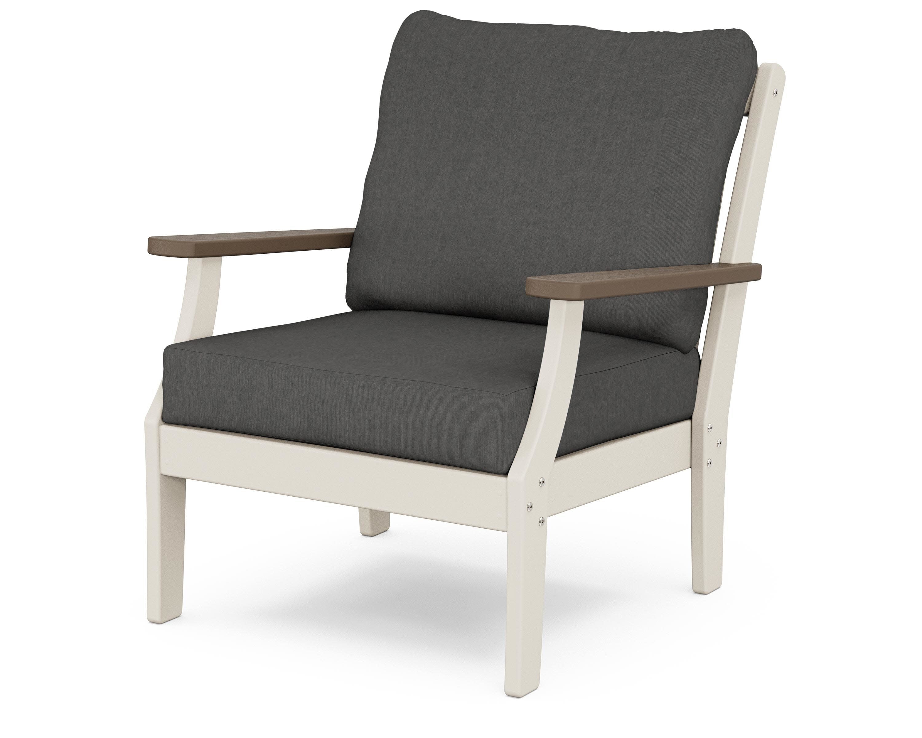 Braxton Deep Seating Chair in Sand / Kona / Spectrum Carbon