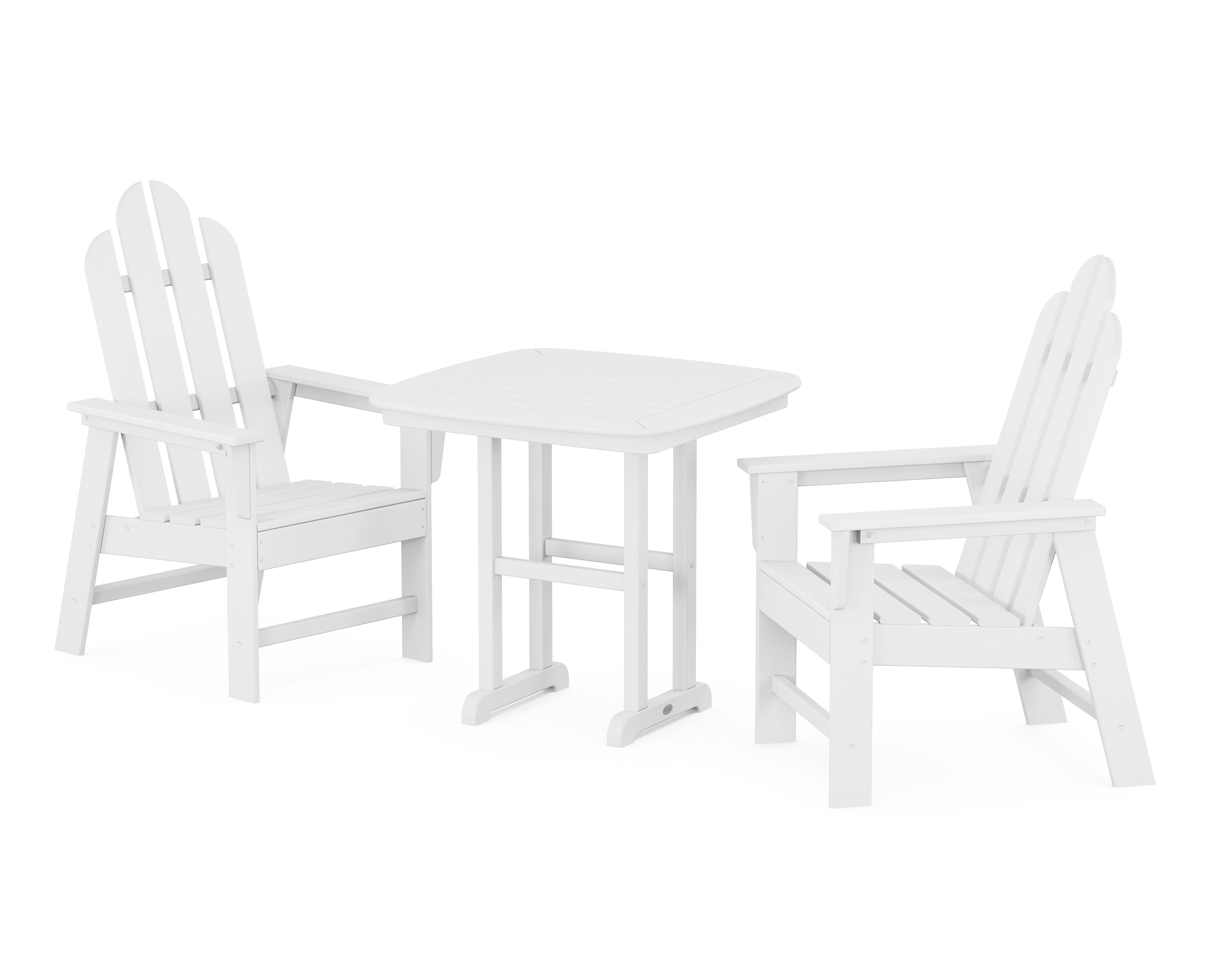Long Island 3-Piece Dining Set in White