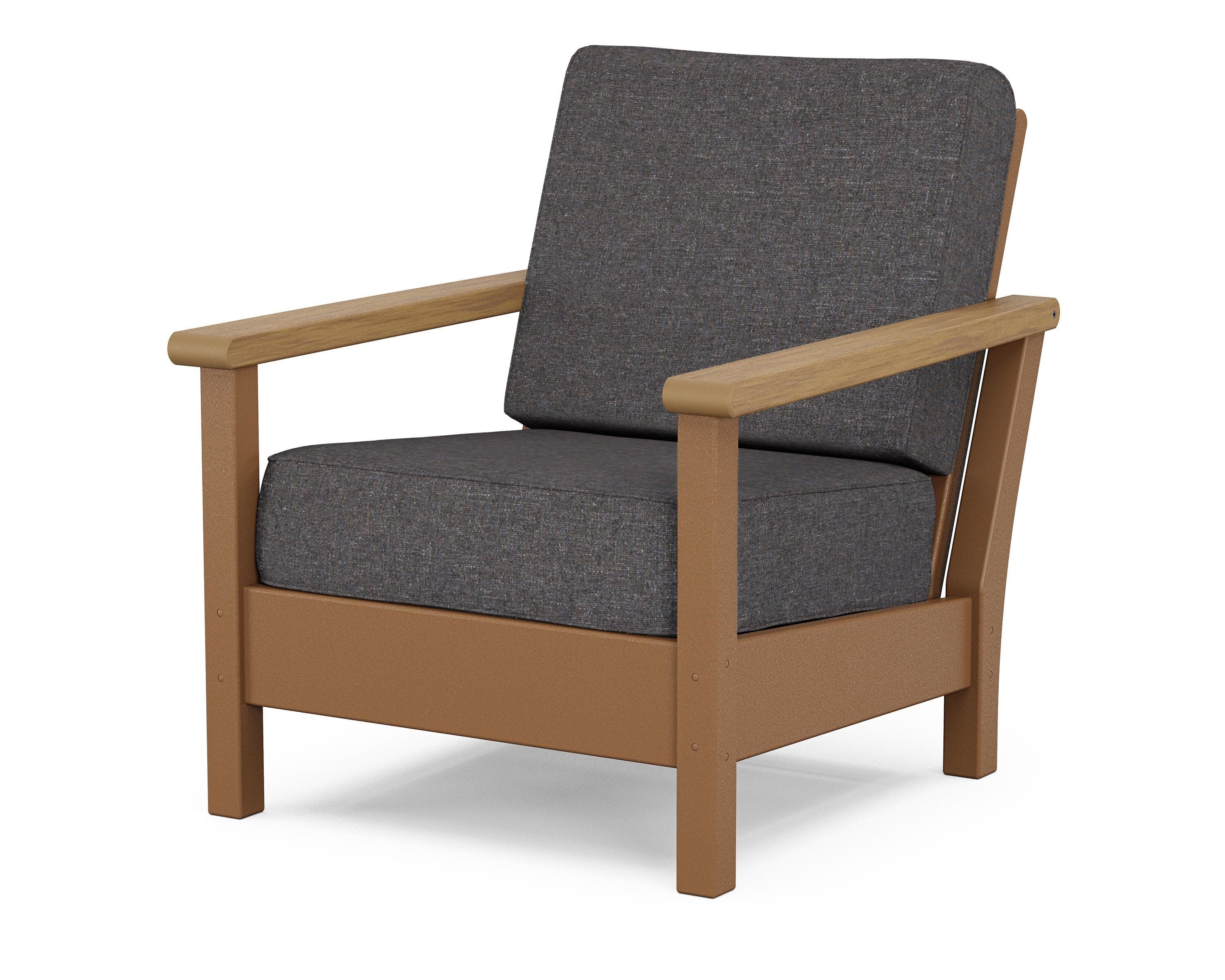 Harbour Deep Seating Chair in Teak / Natural / Ash Charcoal