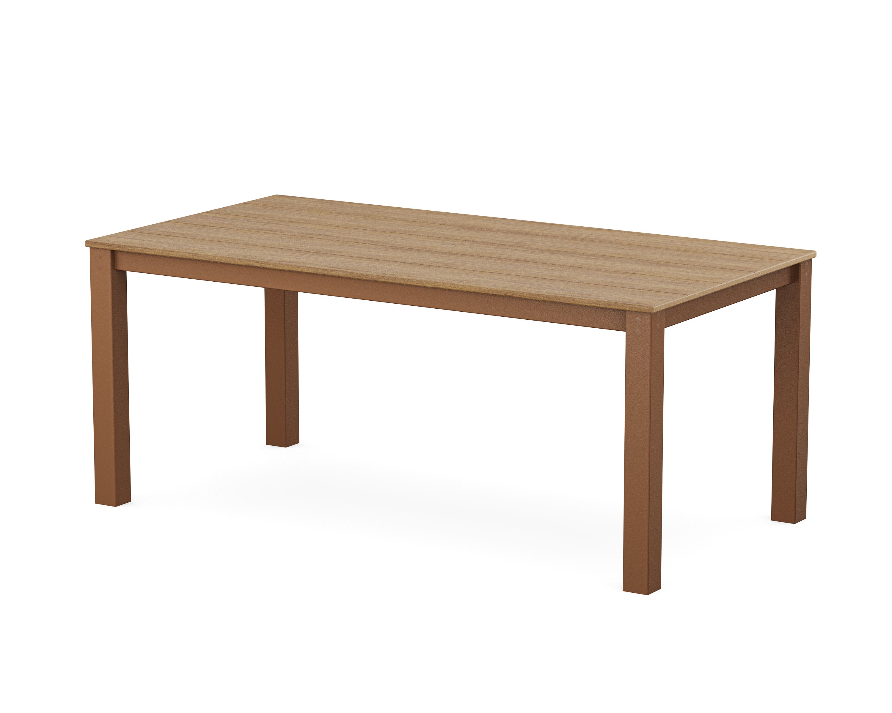 Parsons 38" X 72" Dining Table in Teak / Natural