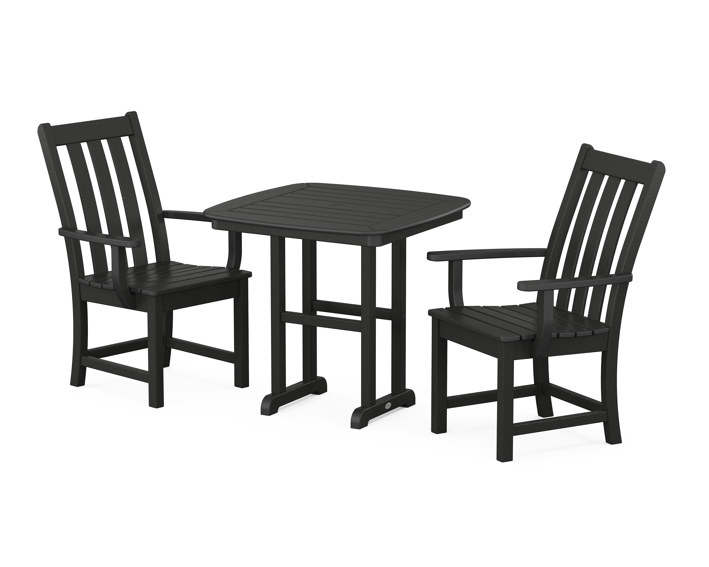 Vineyard 3-Piece Dining Set in Black