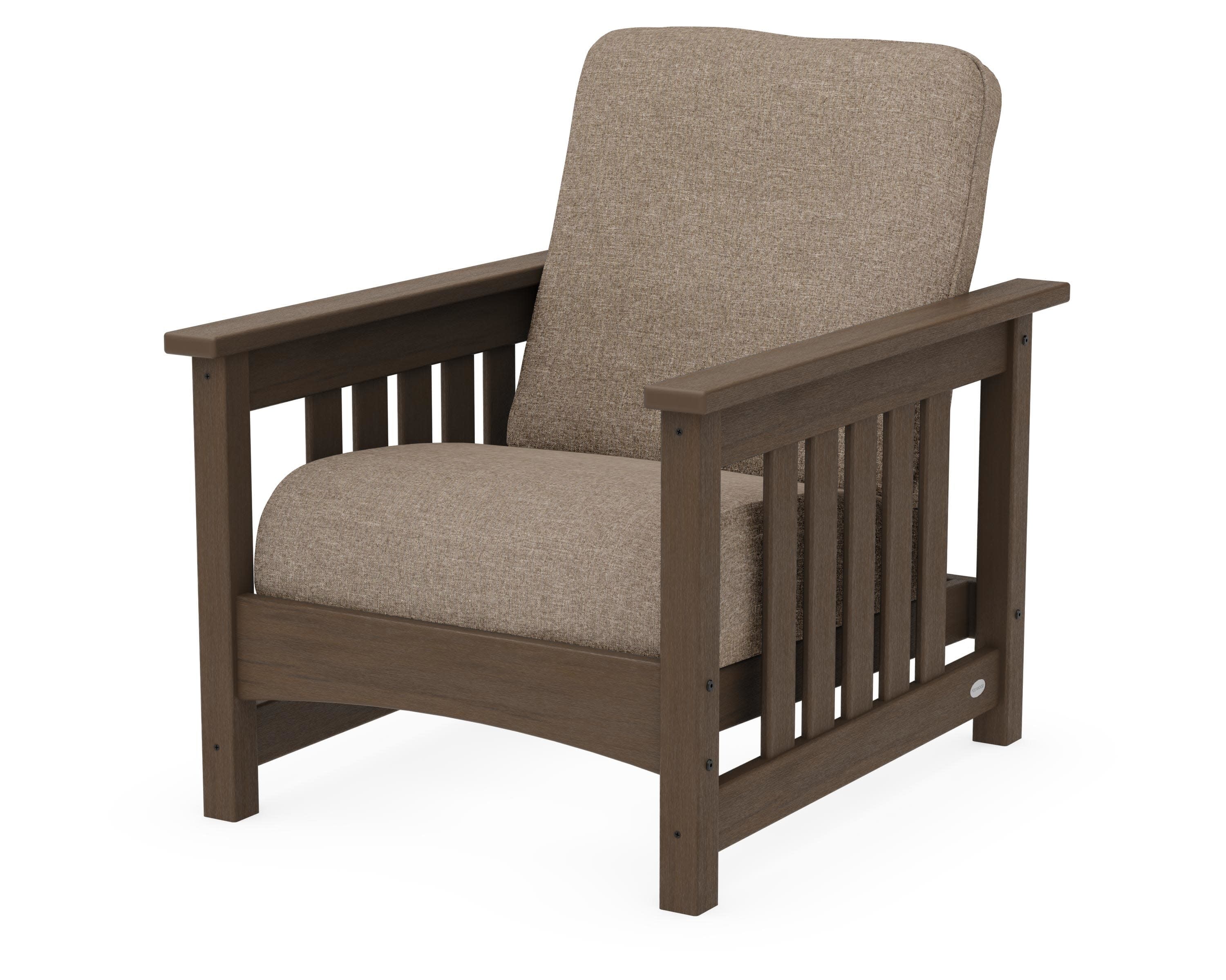 Club Mission Chair in Kona / Spiced Burlap