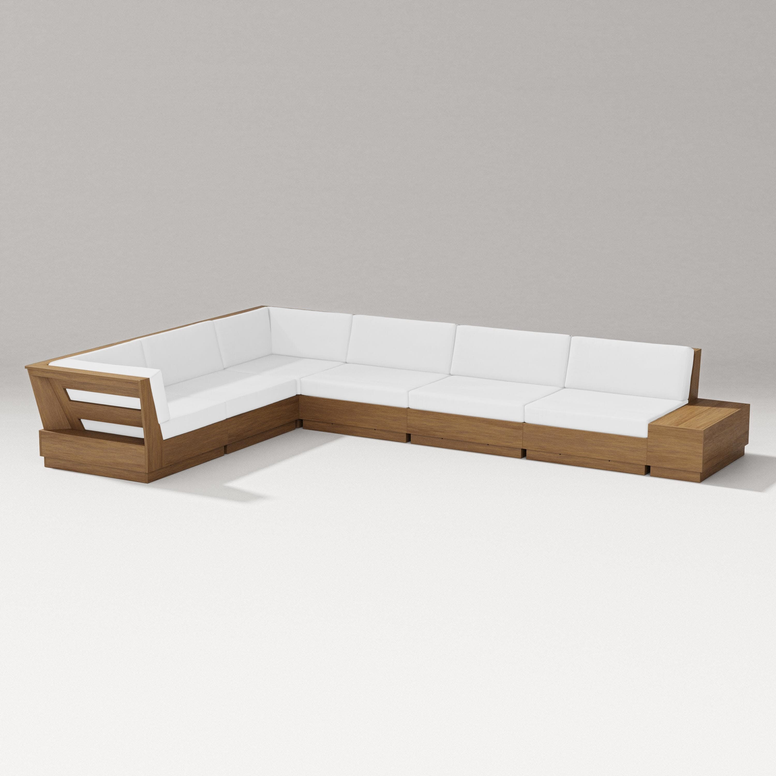 Elevate 7-Piece Corner Sectional in Natural / Natural