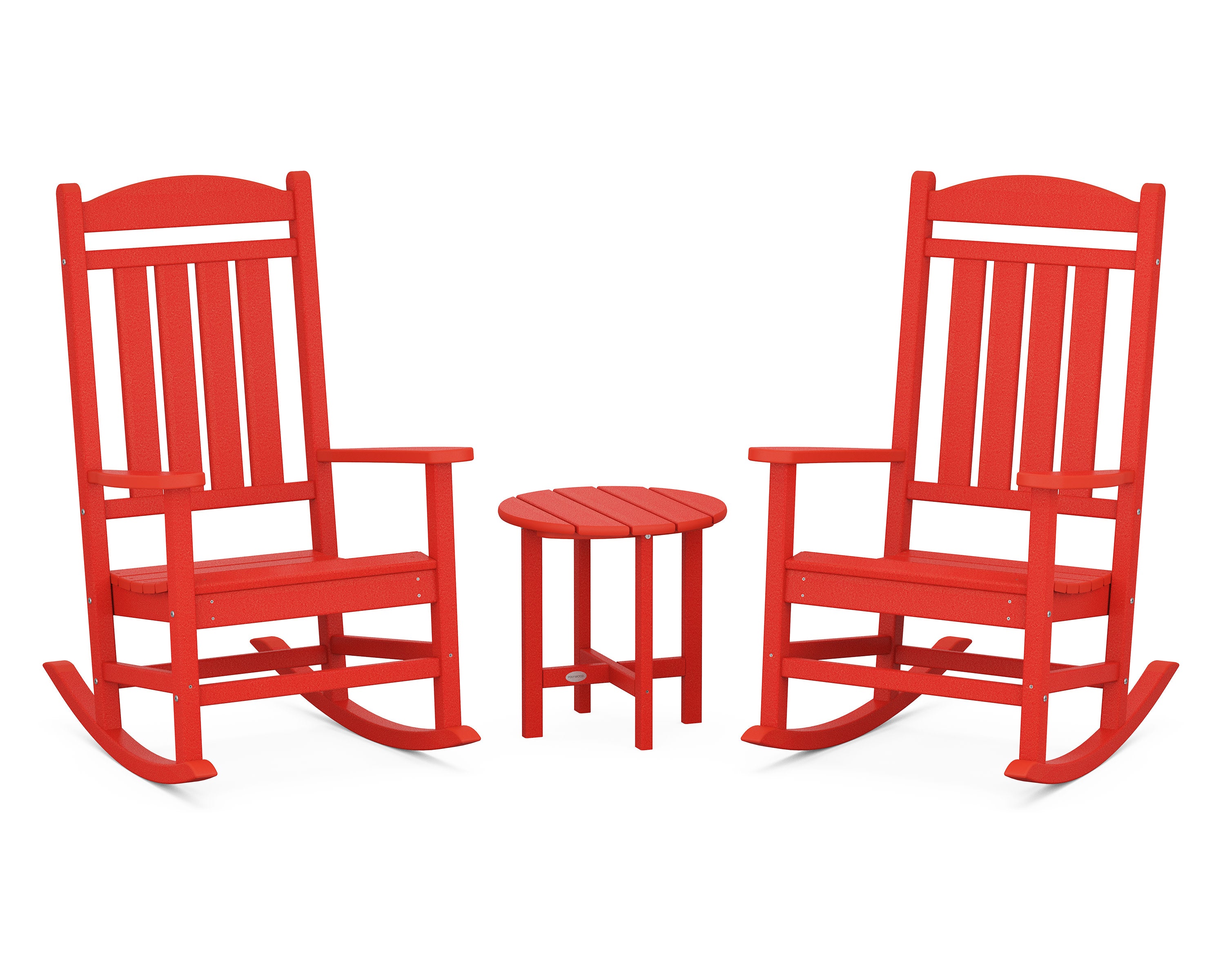 Presidential 3-Piece Rocker Set in Sunset Red