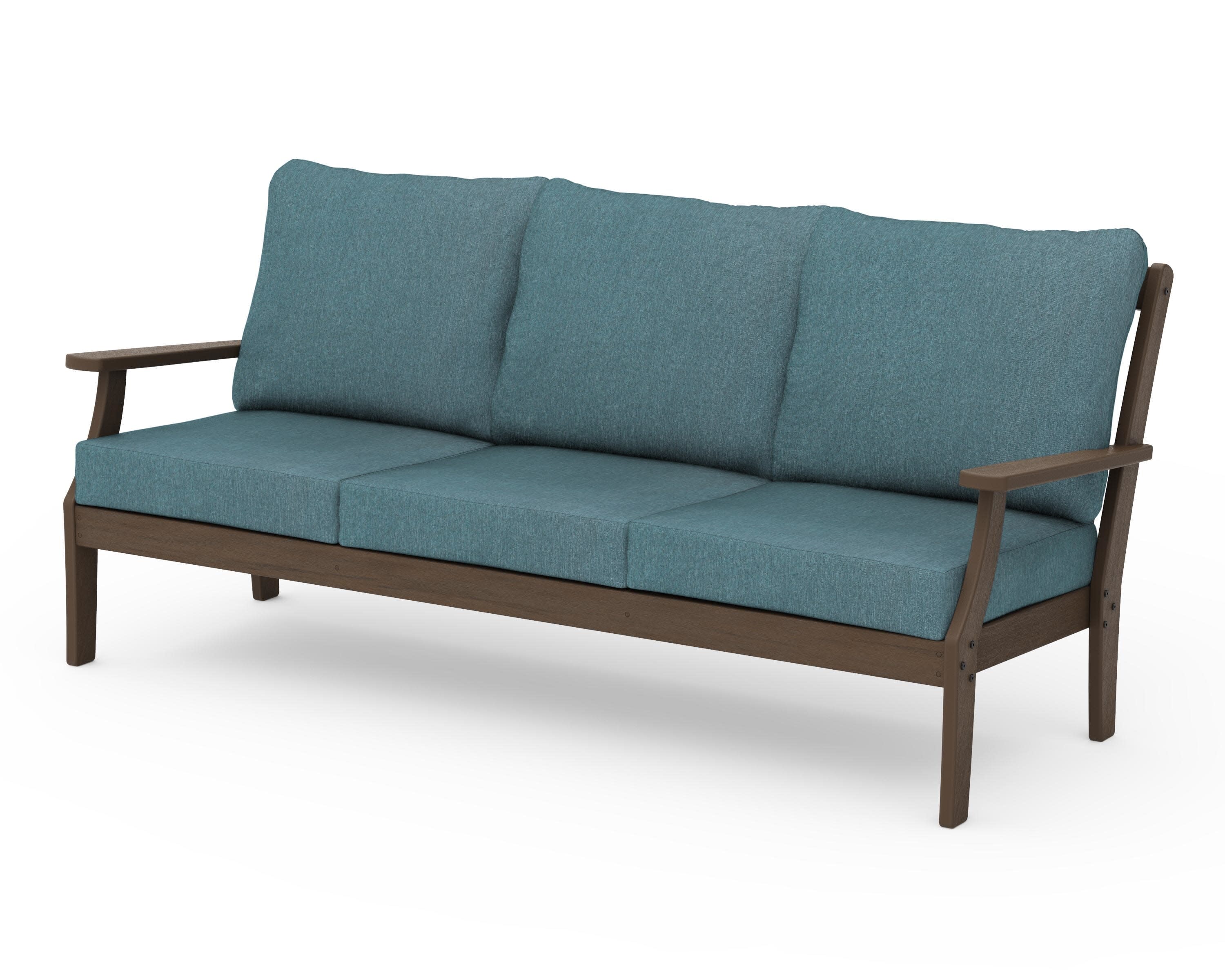 Braxton Deep Seating Sofa in Kona / Ocean Teal