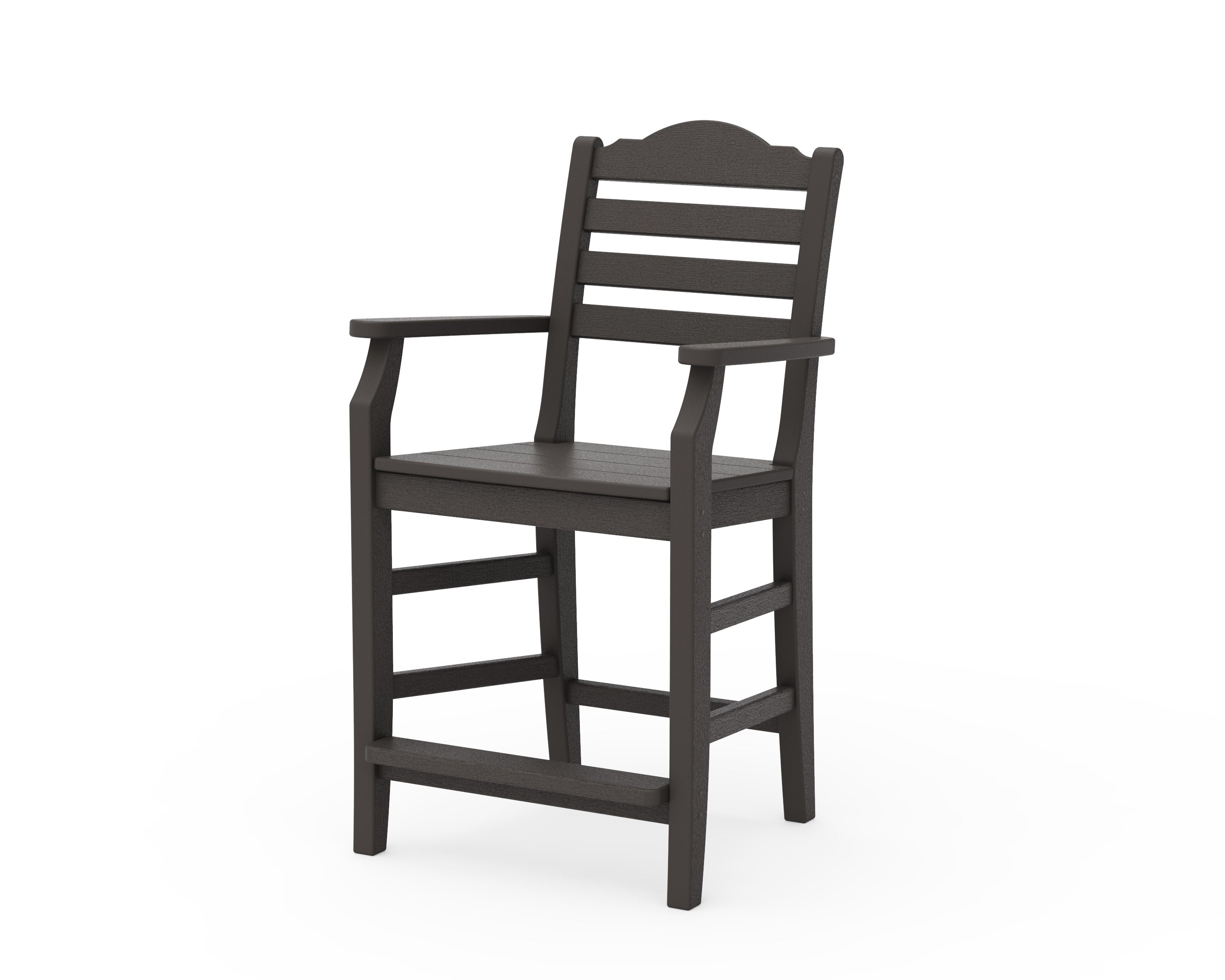 Savannah Counter Arm Chair in Vintage Coffee