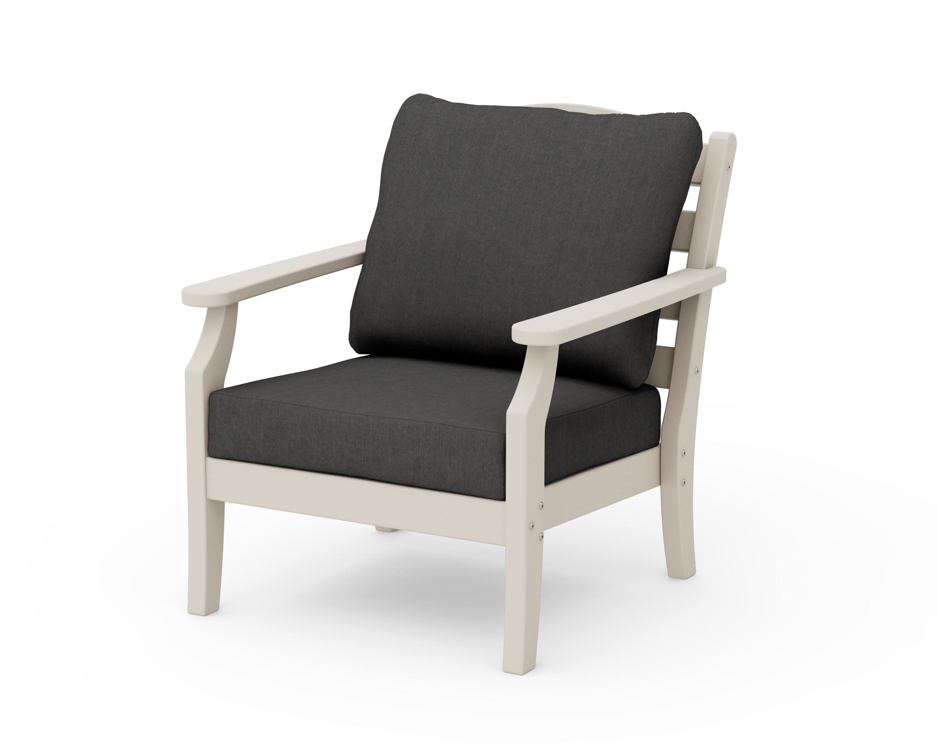 Savannah Deep Seating Chair in Sand / Spectrum Carbon
