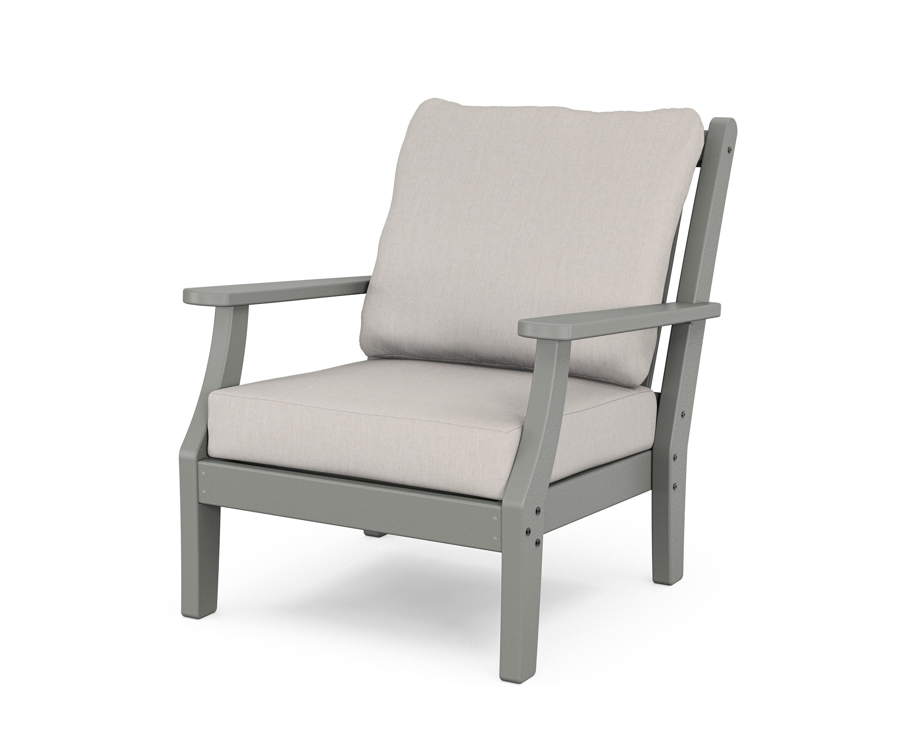Wovendale Deep Seating Chair in Slate Grey / Cast Ash