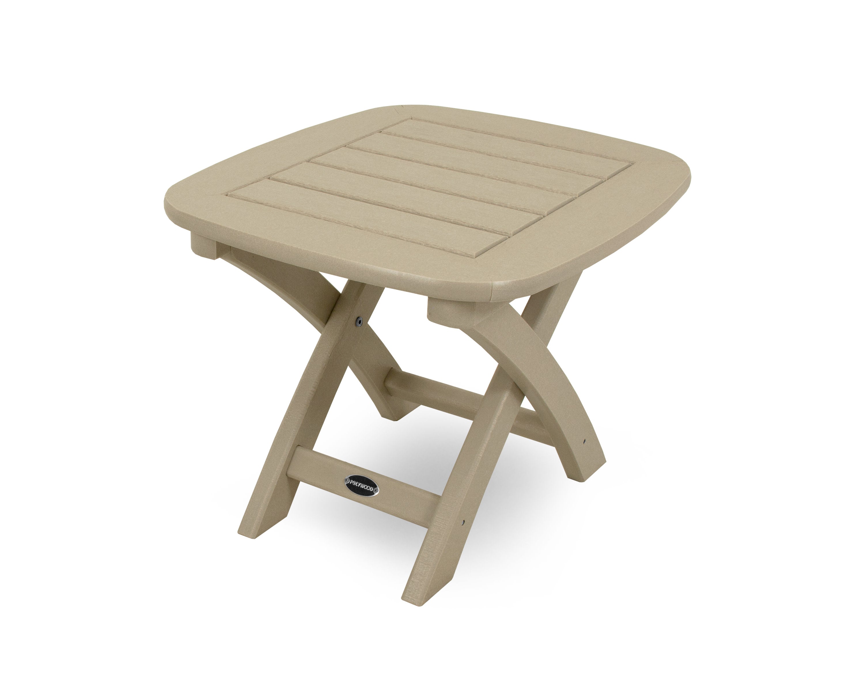Nautical 21" x 18" Side Table in Sand