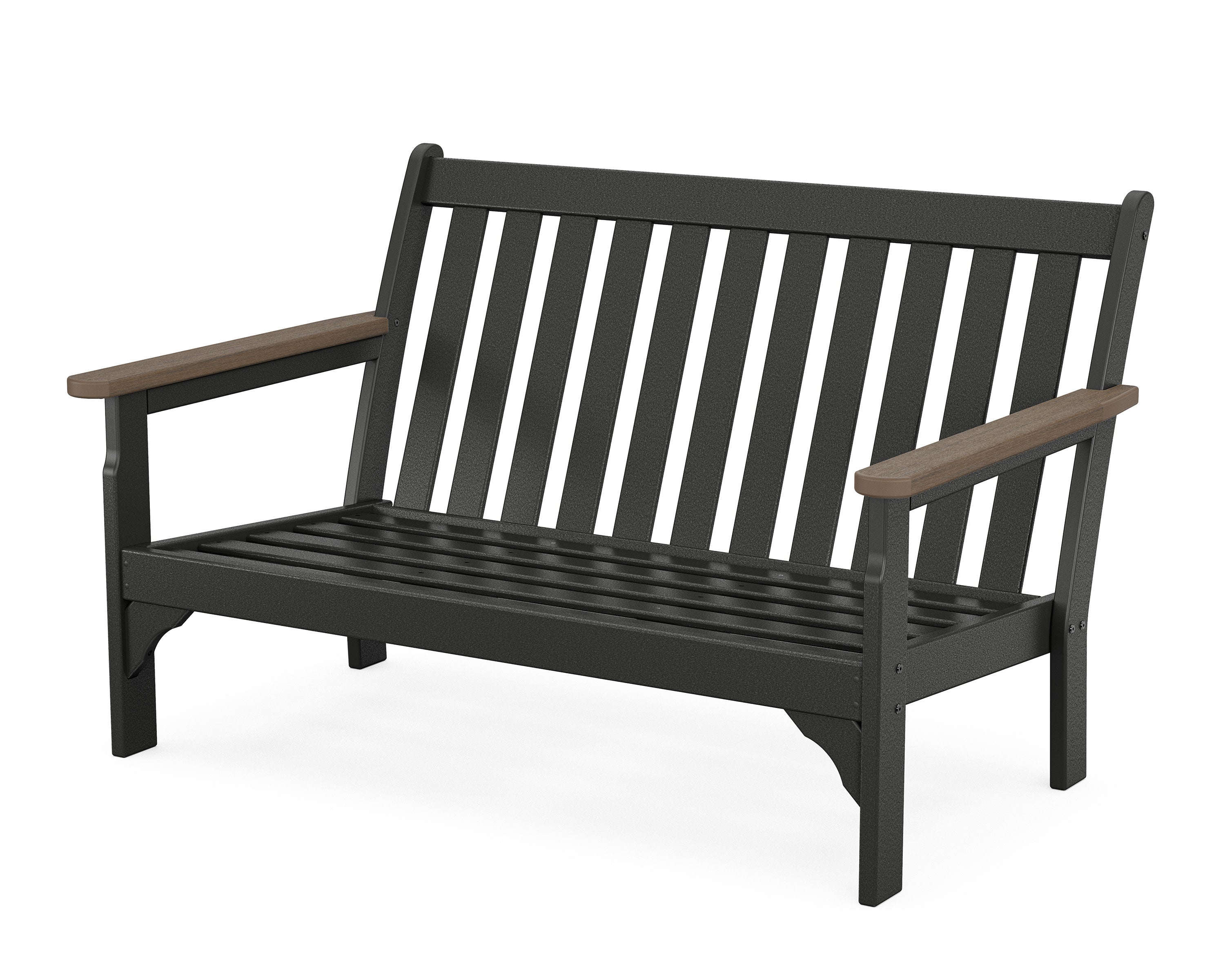 Vineyard Loveseat Frame in Black / Kona