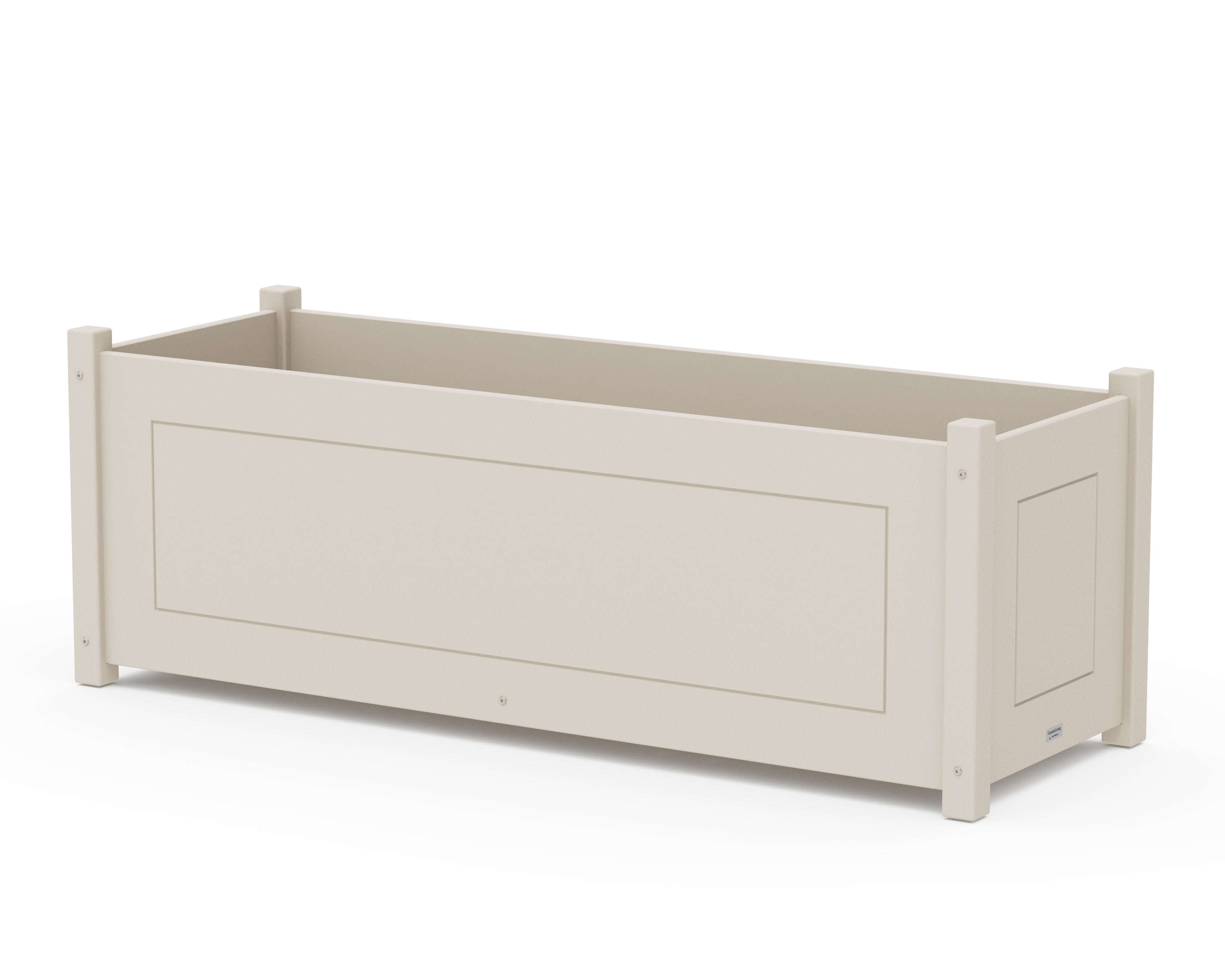 Country Living Large Rectangle Triple Planter Box in Sand