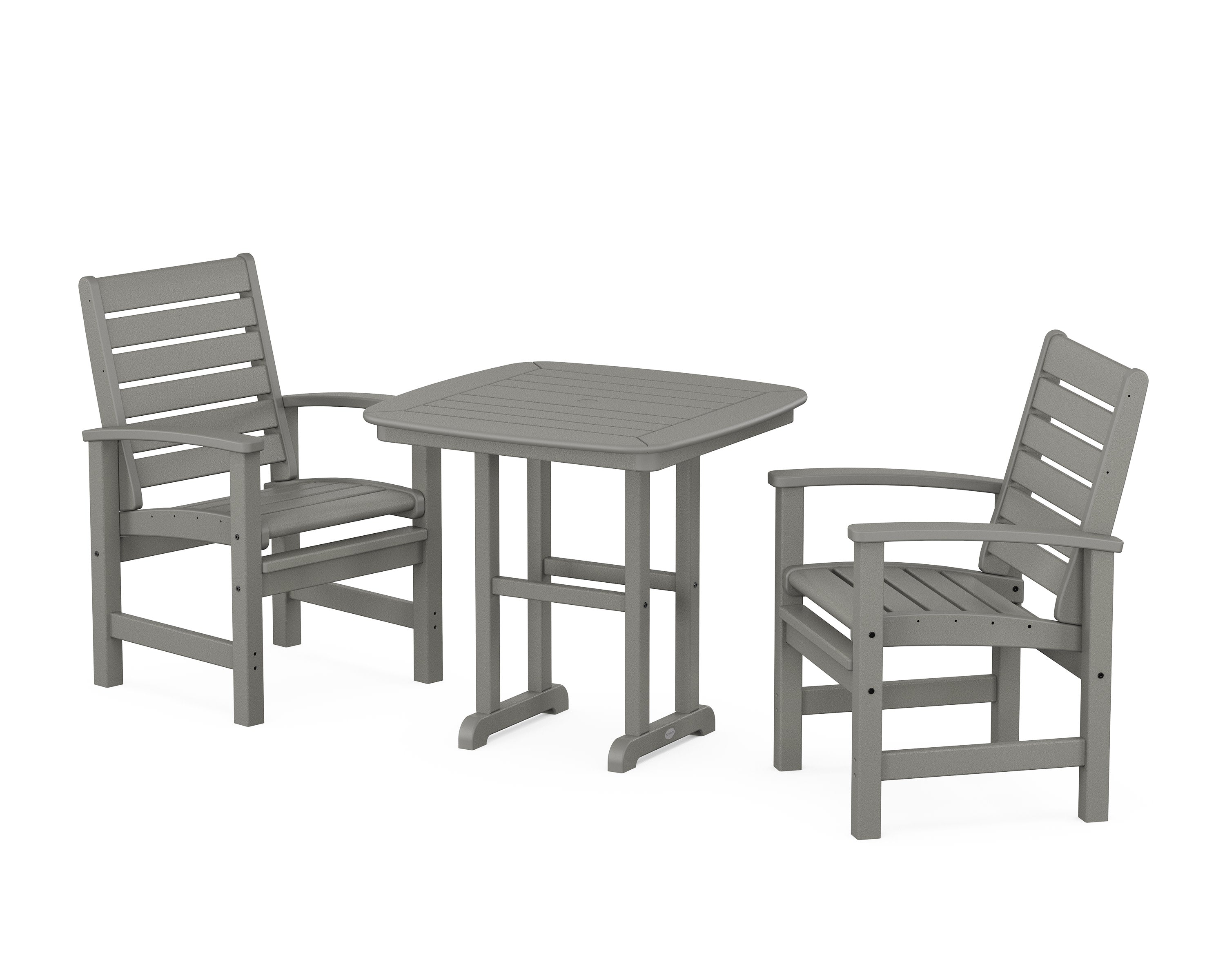 Signature 3-Piece Dining Set in Slate Grey