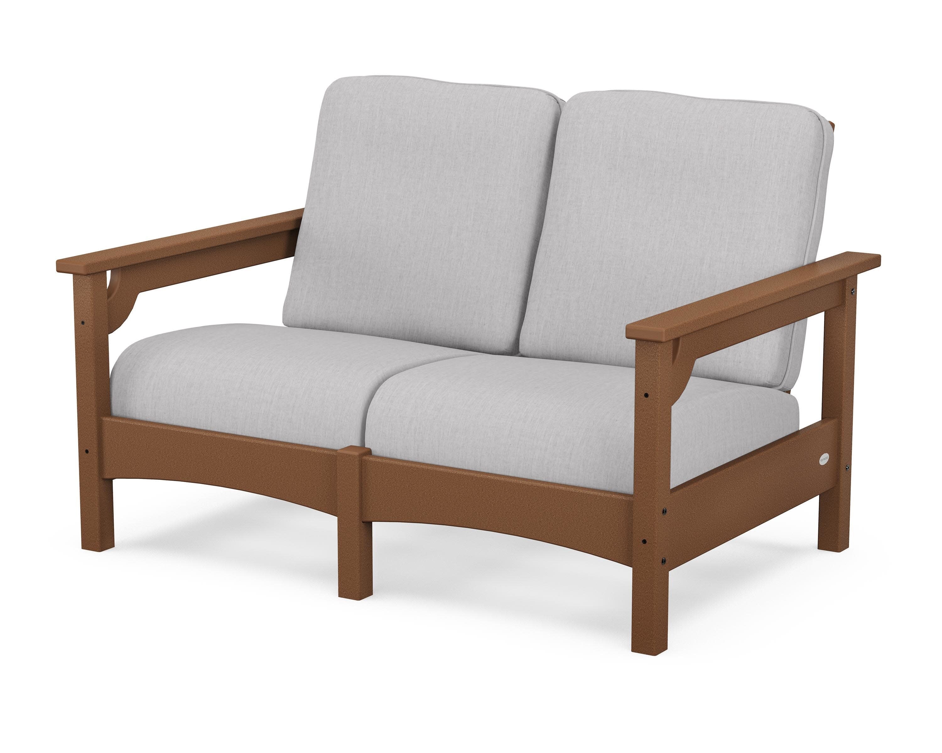Club Loveseat in Teak / Granite