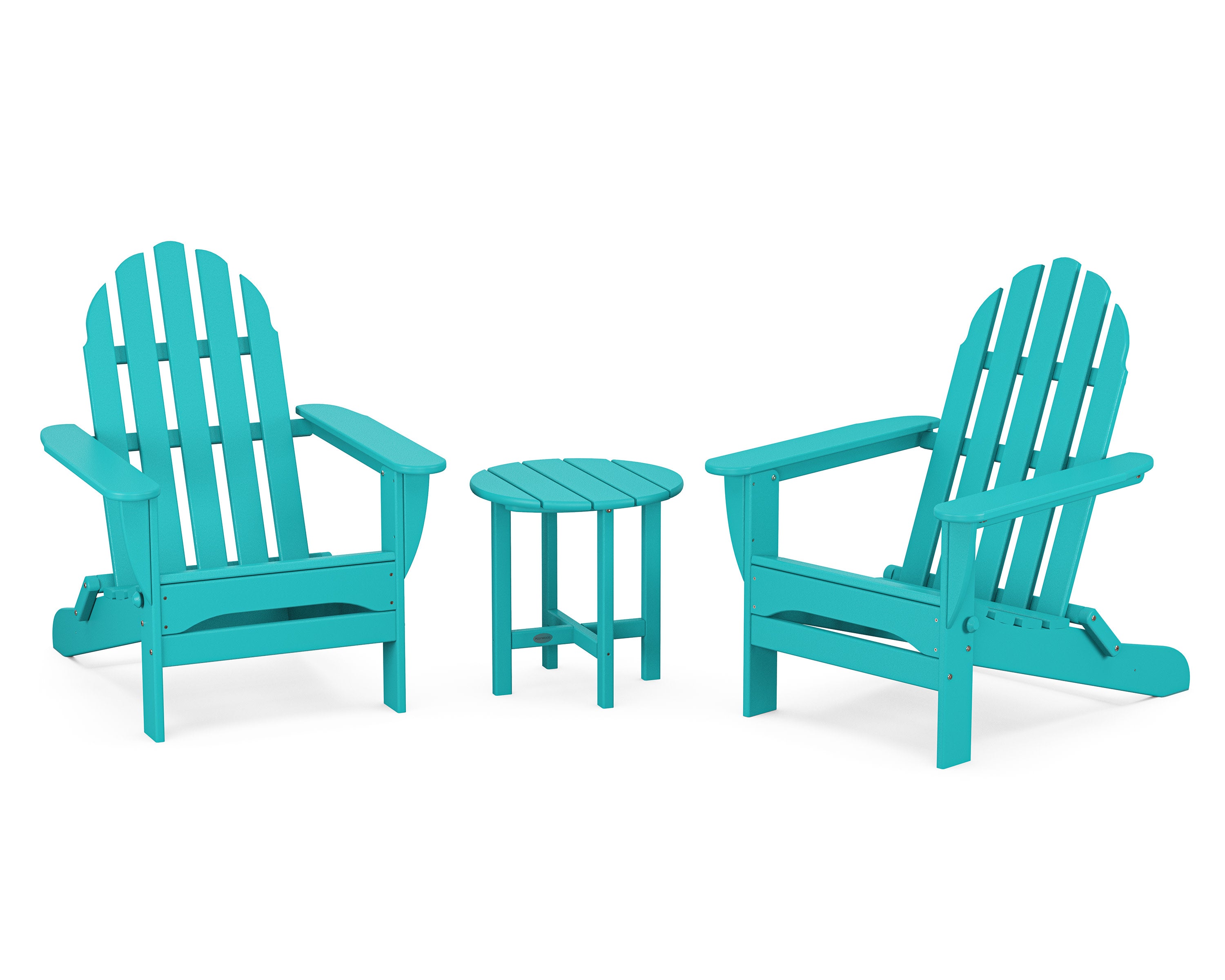 Classic Folding Adirondack 3-Piece Set in Aruba