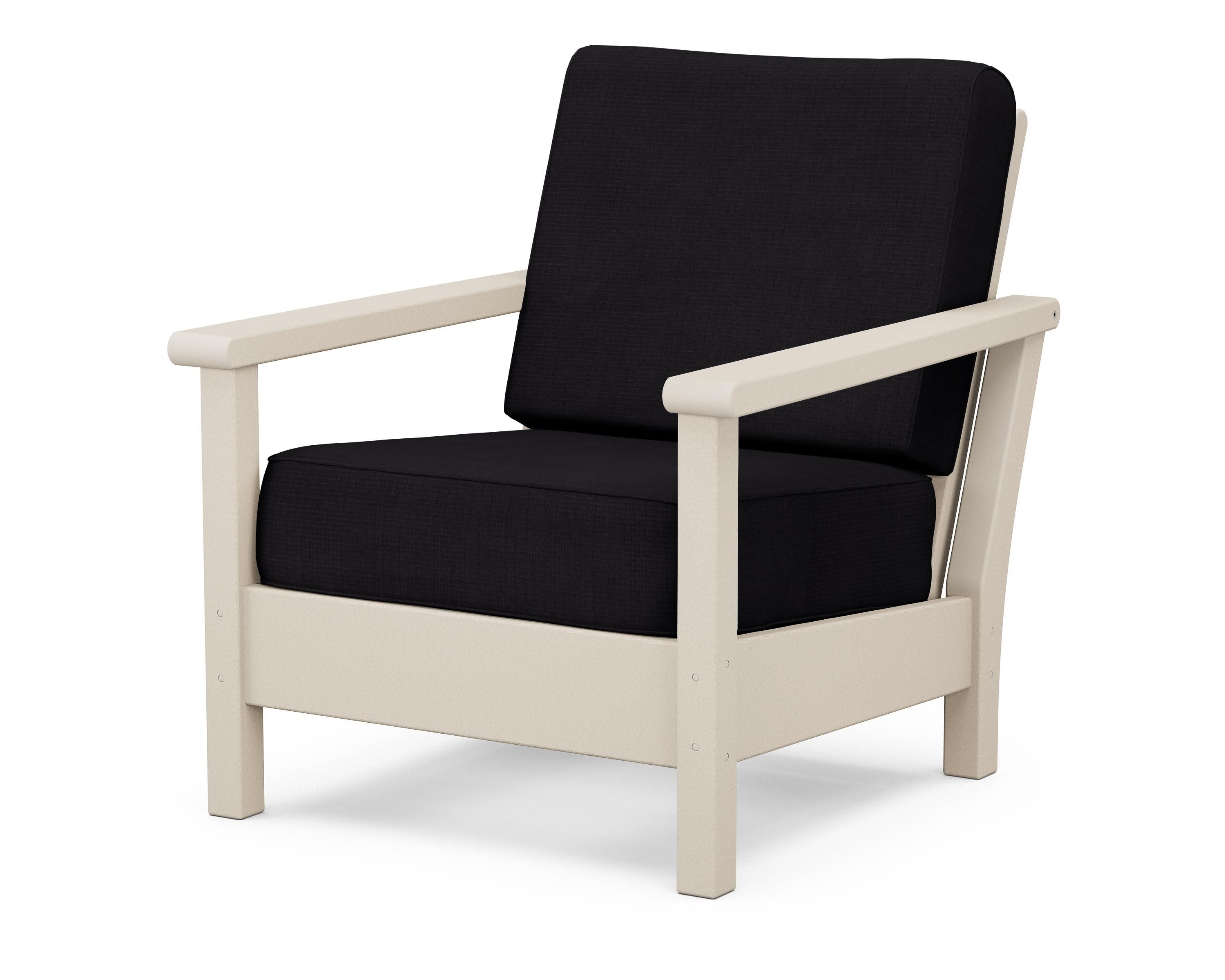 Harbour Deep Seating Chair in Sand / Midnight Linen