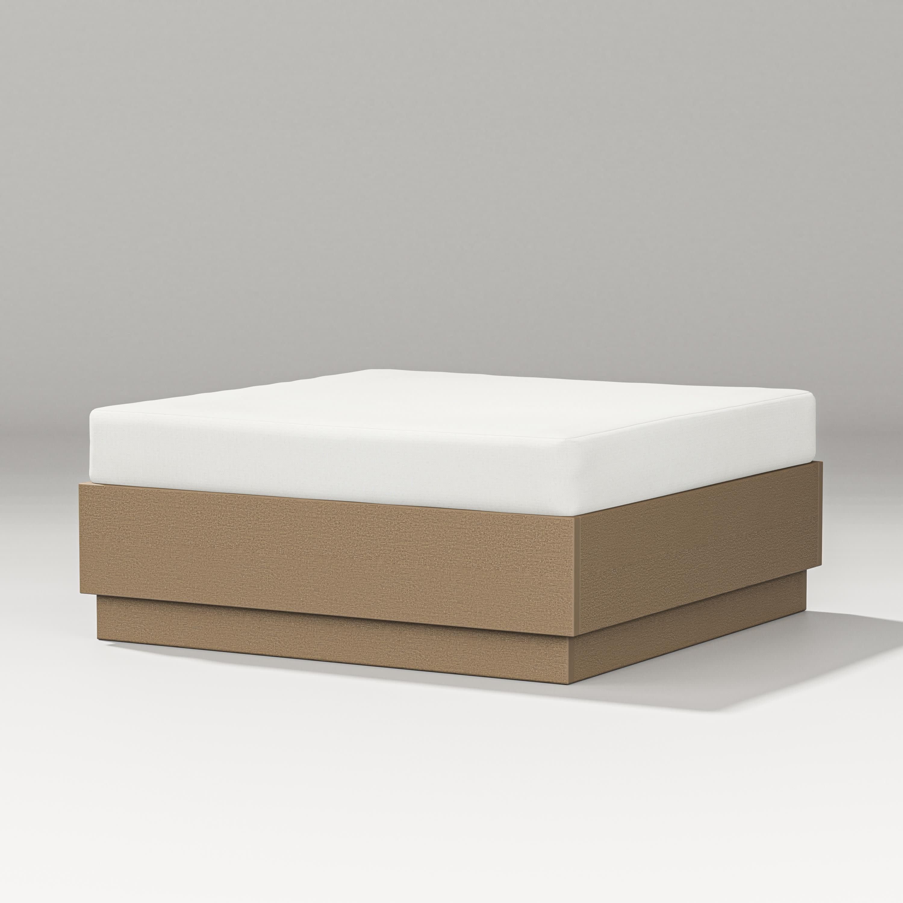 Elevate Lounge Ottoman in Vintage Sahara / Natural Linen