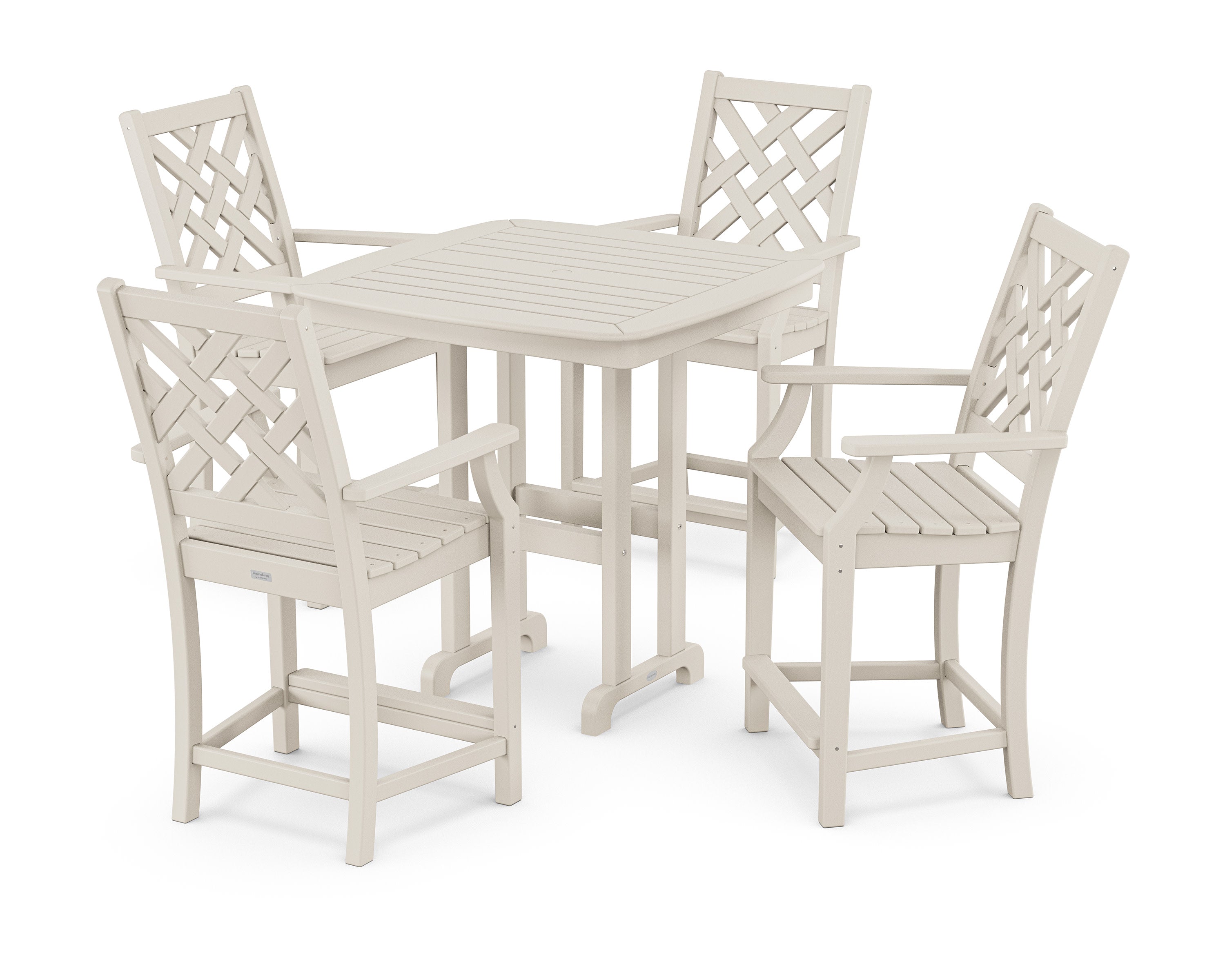 Wovendale 5-Piece Counter Set in Sand