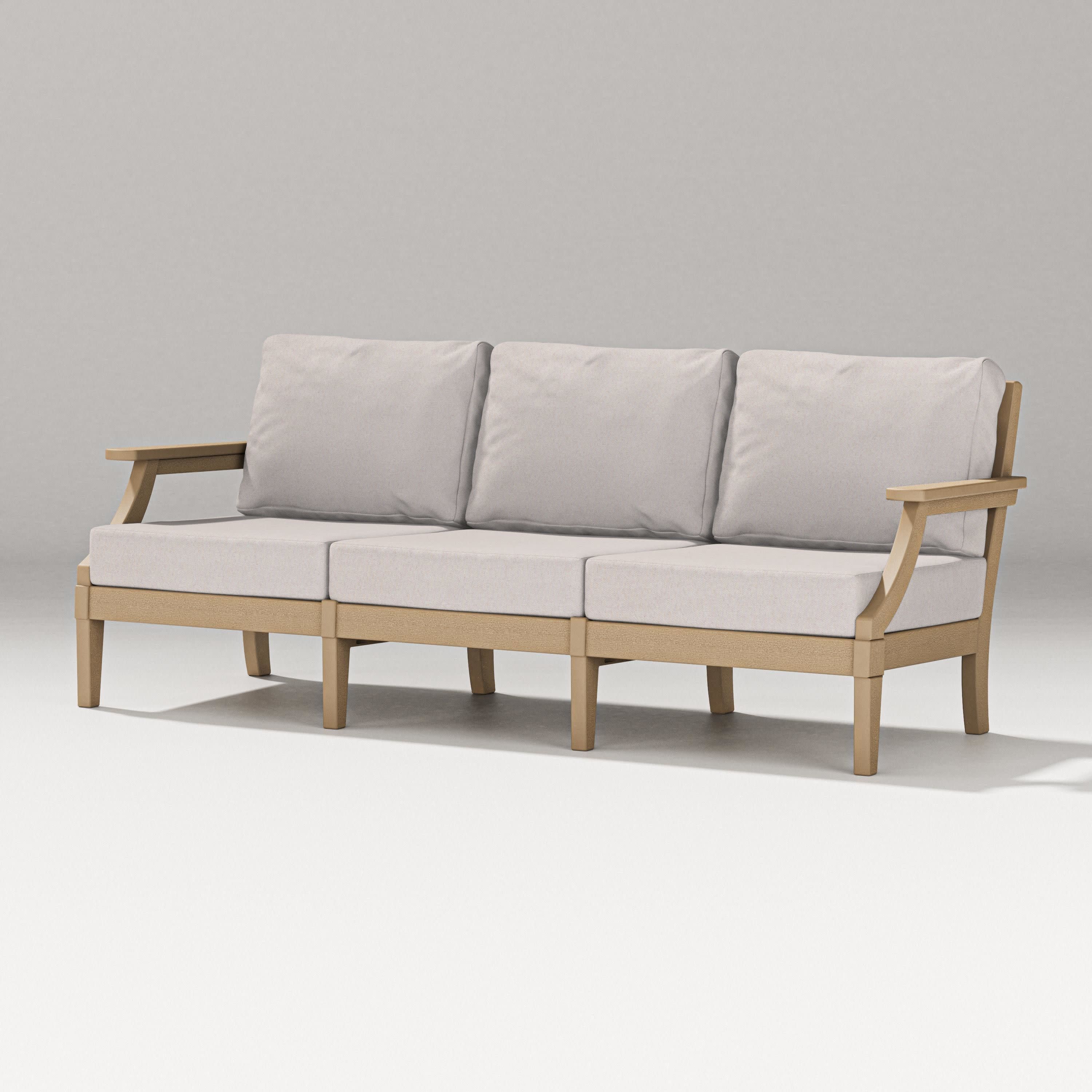 Estate Sofa in Vintage Sahara / Dune Burlap