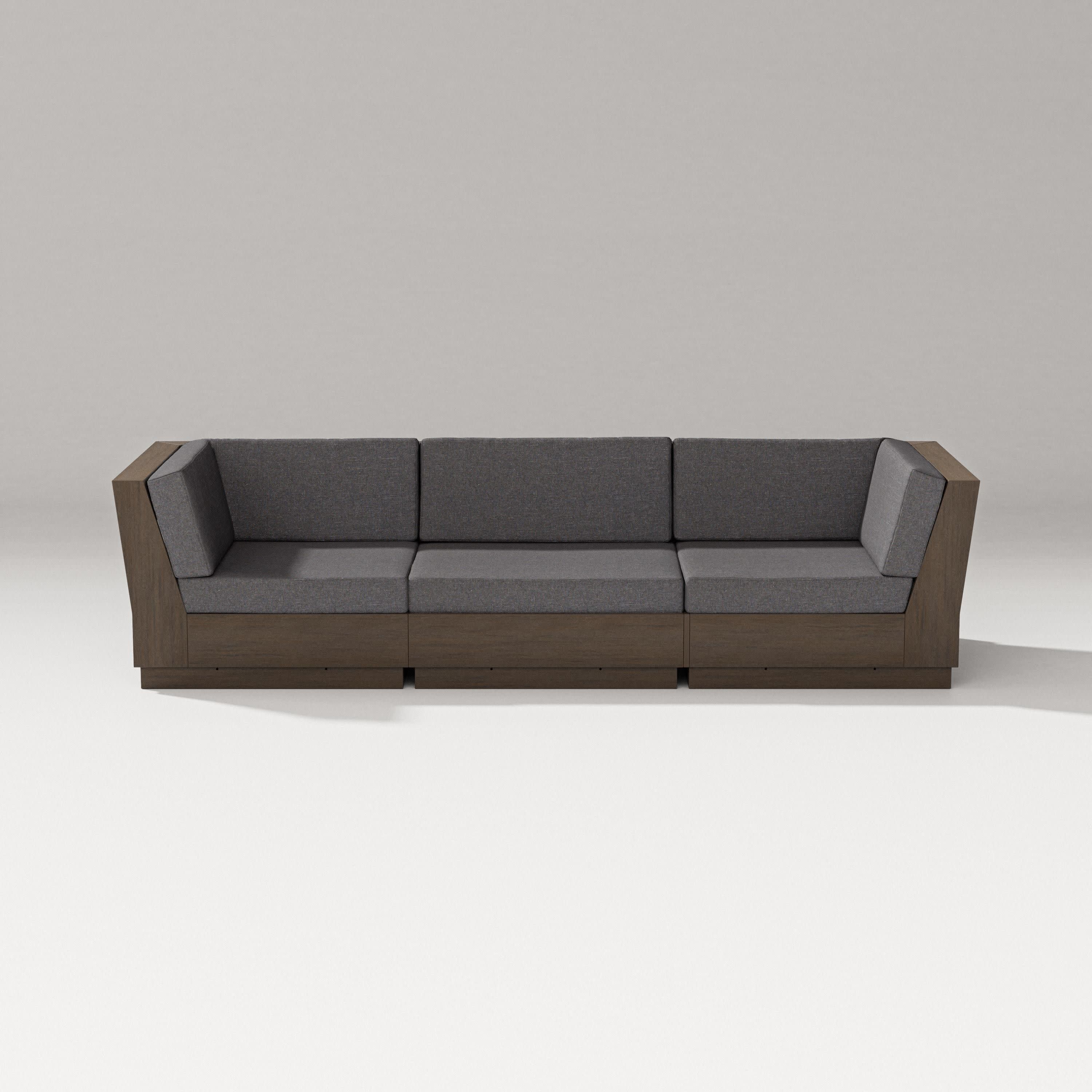 Elevate Sofa Sectional in Kona / Ash Charcoal