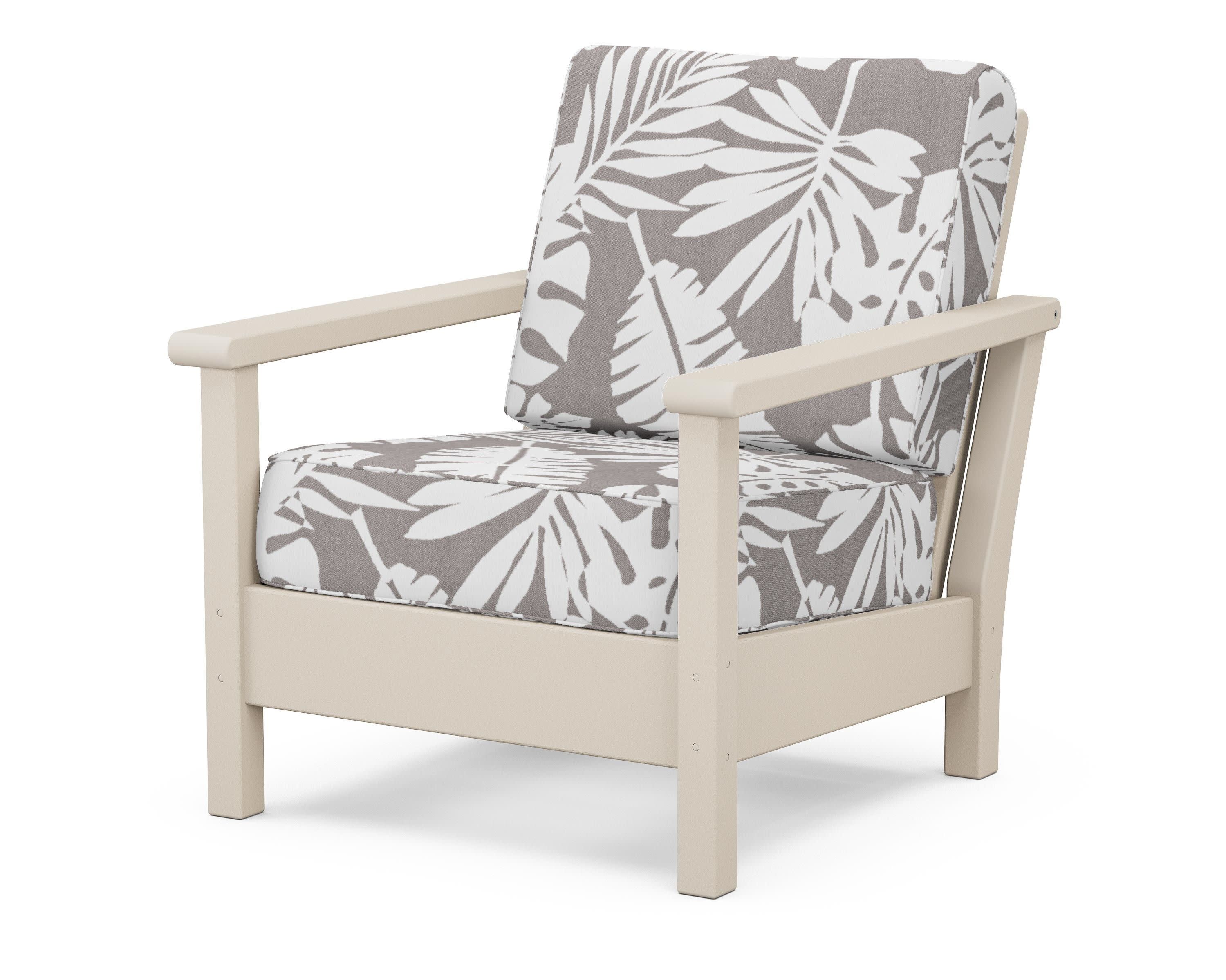 Harbour Deep Seating Chair in Sand / Leaf Grey Mist