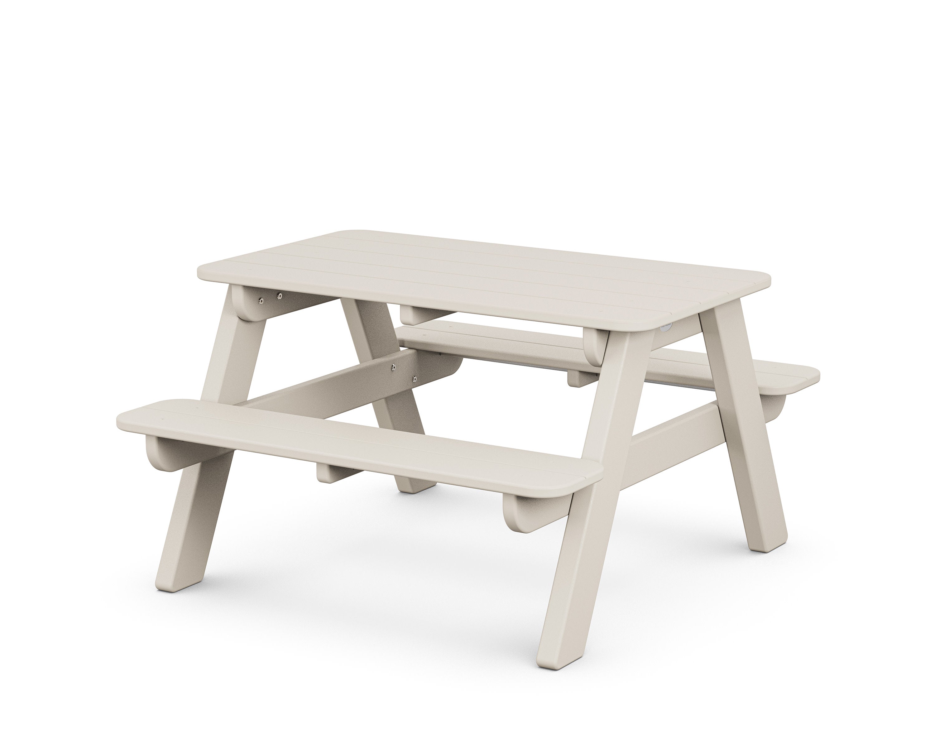 Kids Outdoor Picnic Table in Sand