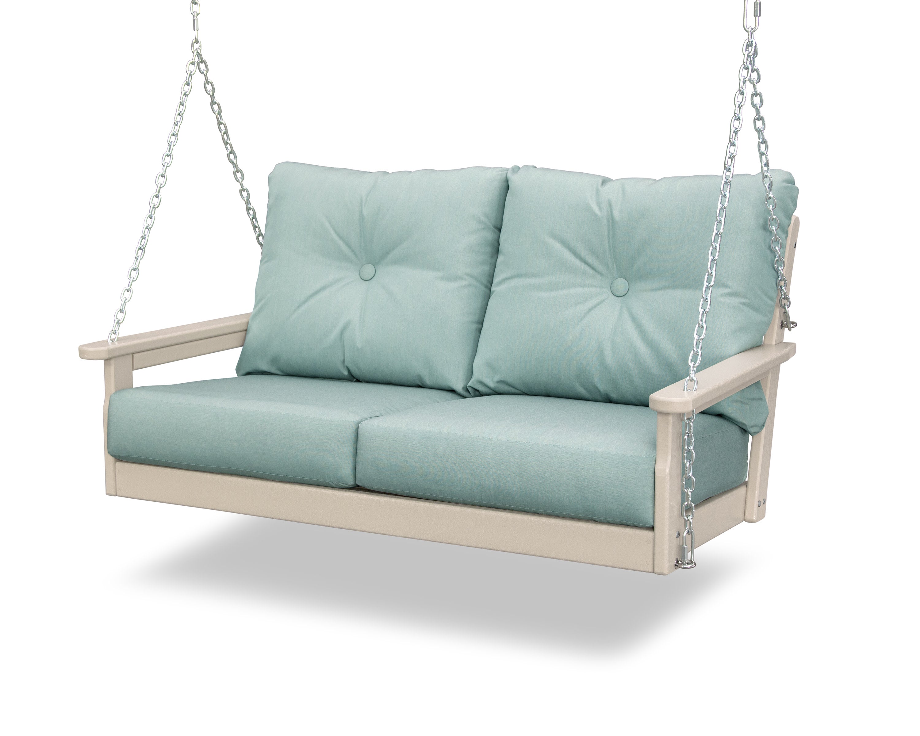 Vineyard Deep Seating Swing in Sand / Spa